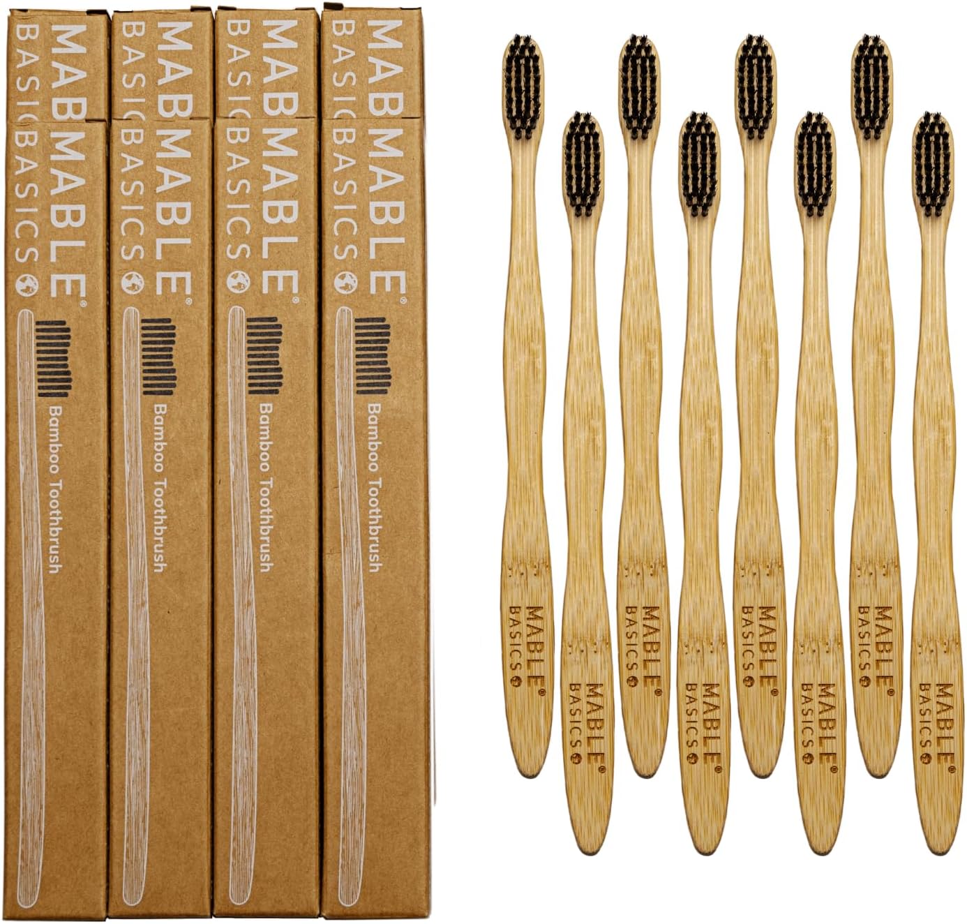 Amazon.com : Amazon Basics MultiPro Toothbrushes with Angled Bristles ...