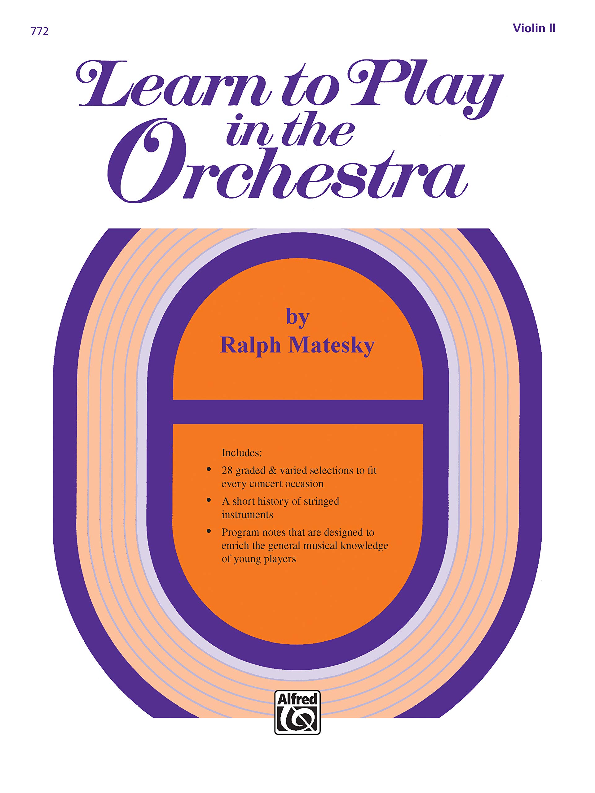 Learn to Play in the Orchestra, Bk 1: Violin II