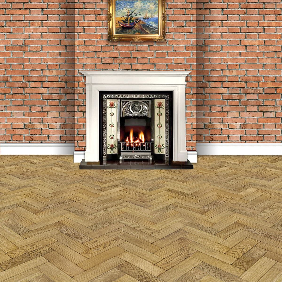 Puppenhaus Dekoration MyTinyWorld Puppenhaus Tapete Viktorianisch - 5er  Pack Rot Ziegel Muster 1:12 Puppenhaus Tapeten, image size:1200x1200