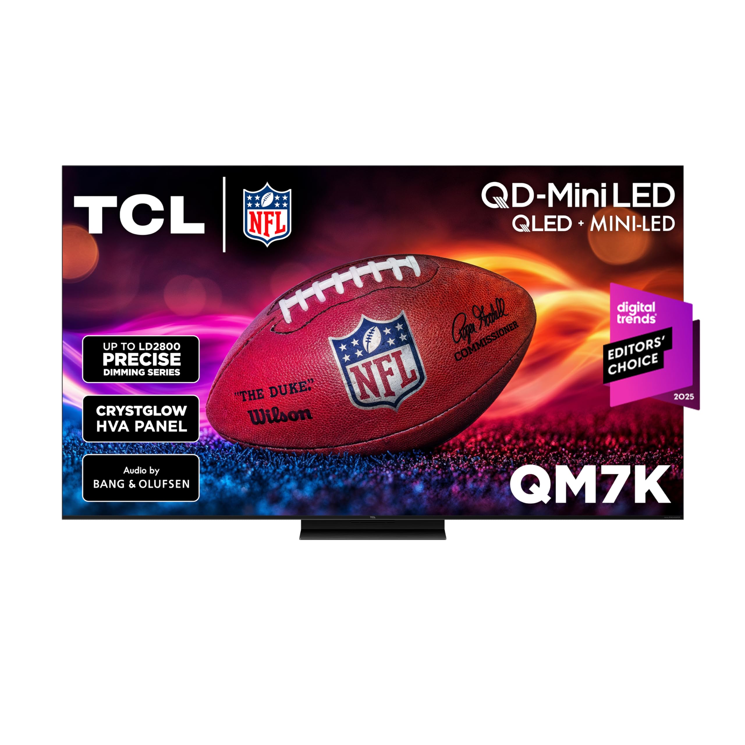 TCL 75 Inch Class QM7K Series | Mini LED QLED 4K HDR | 75QM7K, 2025 Model | 120HZ-144HZ Anti Reflective Screen Smart Google TV Dolby Atmos Onkyo Audio | Voice Remote Alexa Gaming Streaming Television