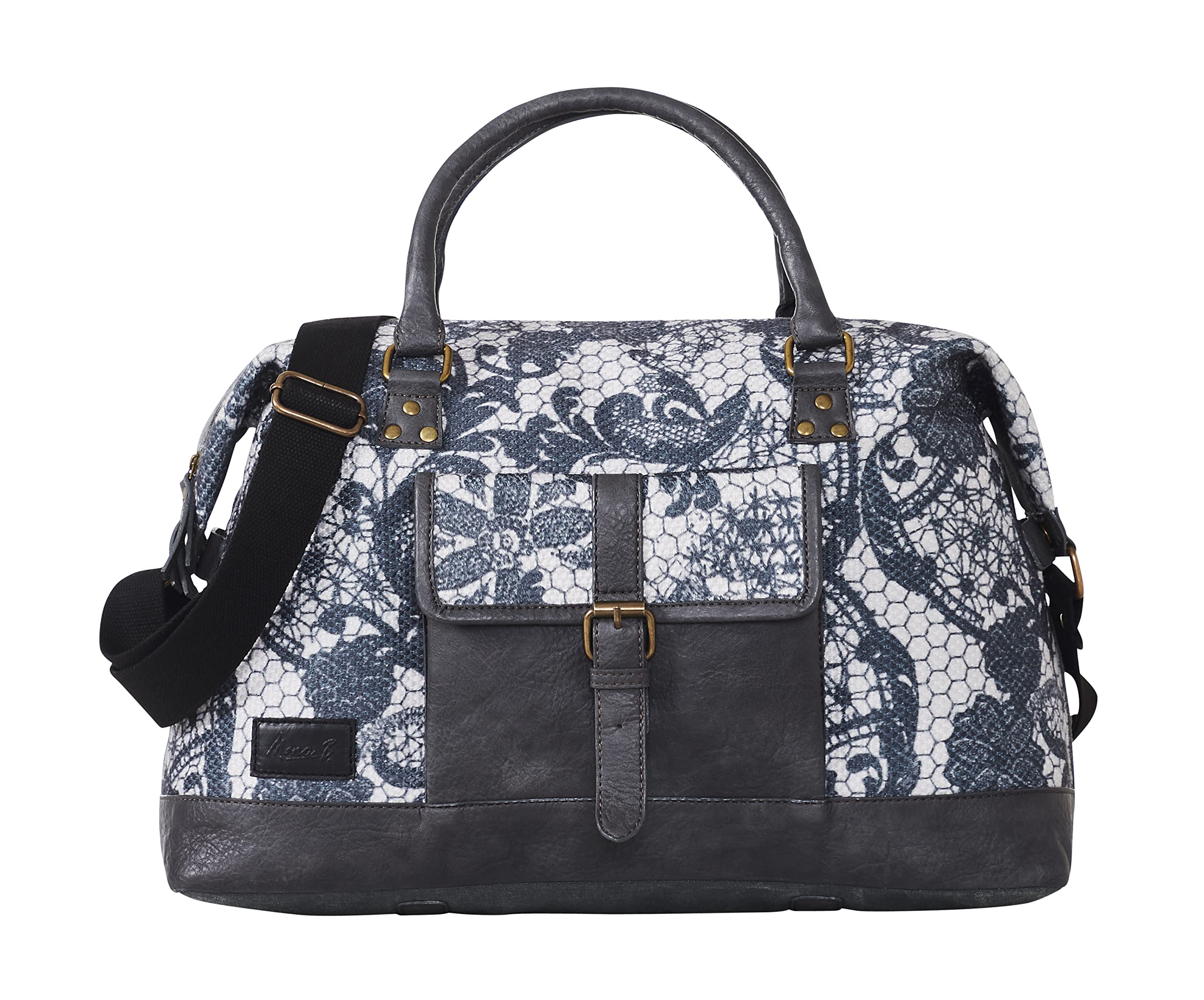 30L Travel Duffle Bag for Men and Women with Adjustable Shoulder Strap - Grey-image-20