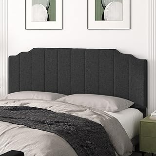 King Size Headboard Only, Linen Wall ...