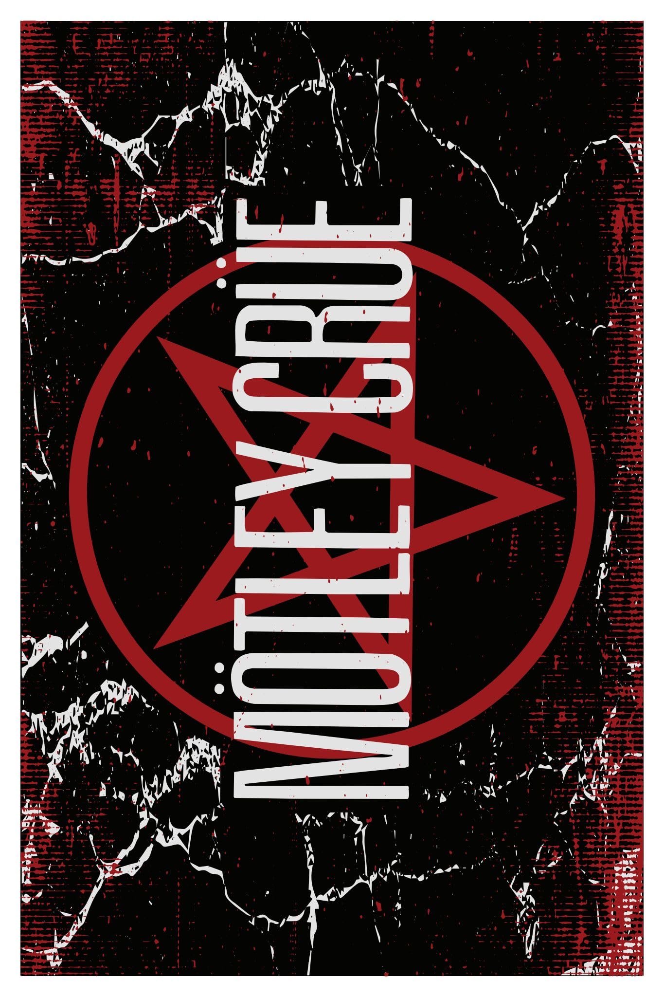 Desert Cactus Motley Crue Poster 11 x 17 Inch Room Office Décor Decoration Official Fan Gear (11x17 inch,Design G, Paper)