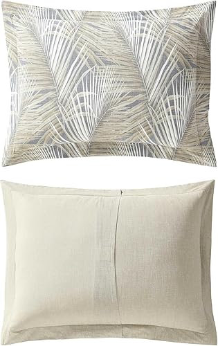 Miniatura 3 de Tommy Bahama - Juego de edredón King, ropa de cama de algodón con fundas y falda de cama a juego, decoración del hogar de peso medio para todas las