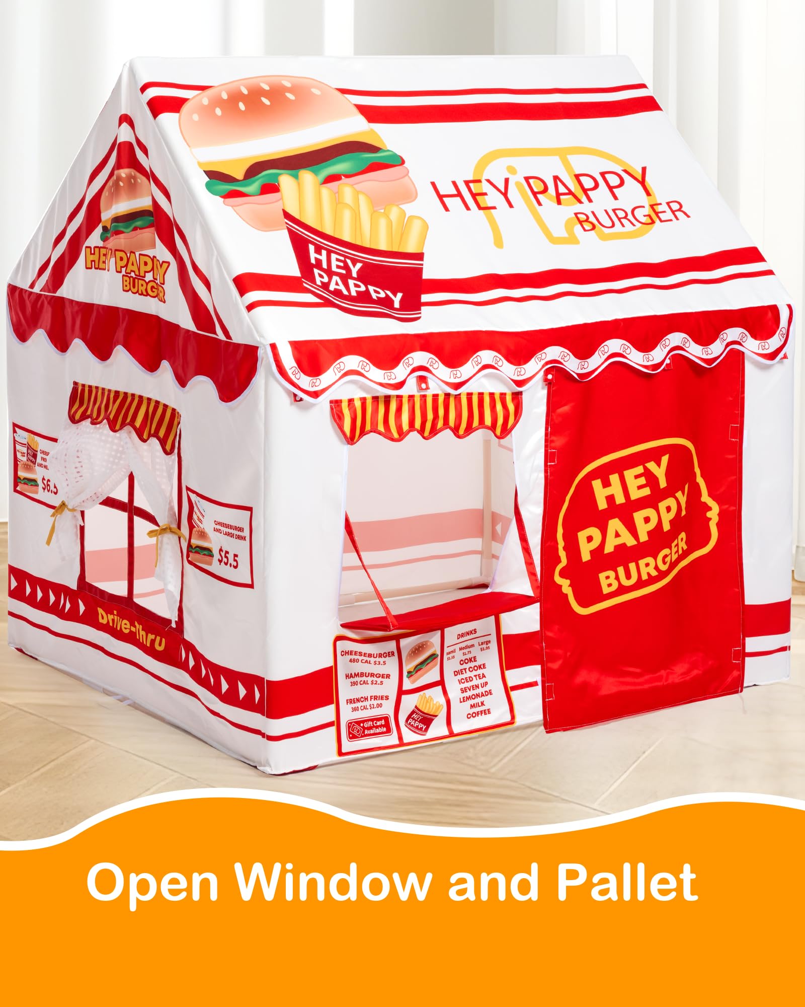Tienda de Campaña Compacta para Interior y Exterior (123x100x123 cm), Tienda de Ocio con Ventanas para Camping, Jardín