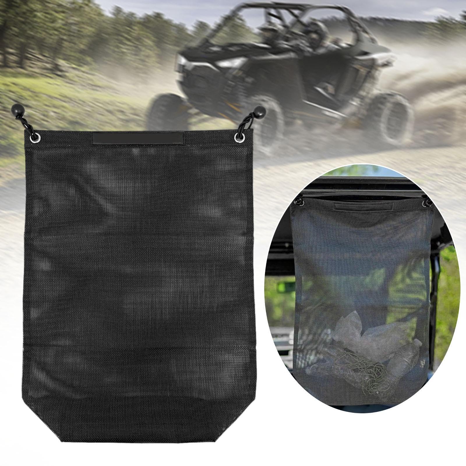 JicSuXi UTV Beach Car Trash Storage Bag Trash Sack Mesh - View #2