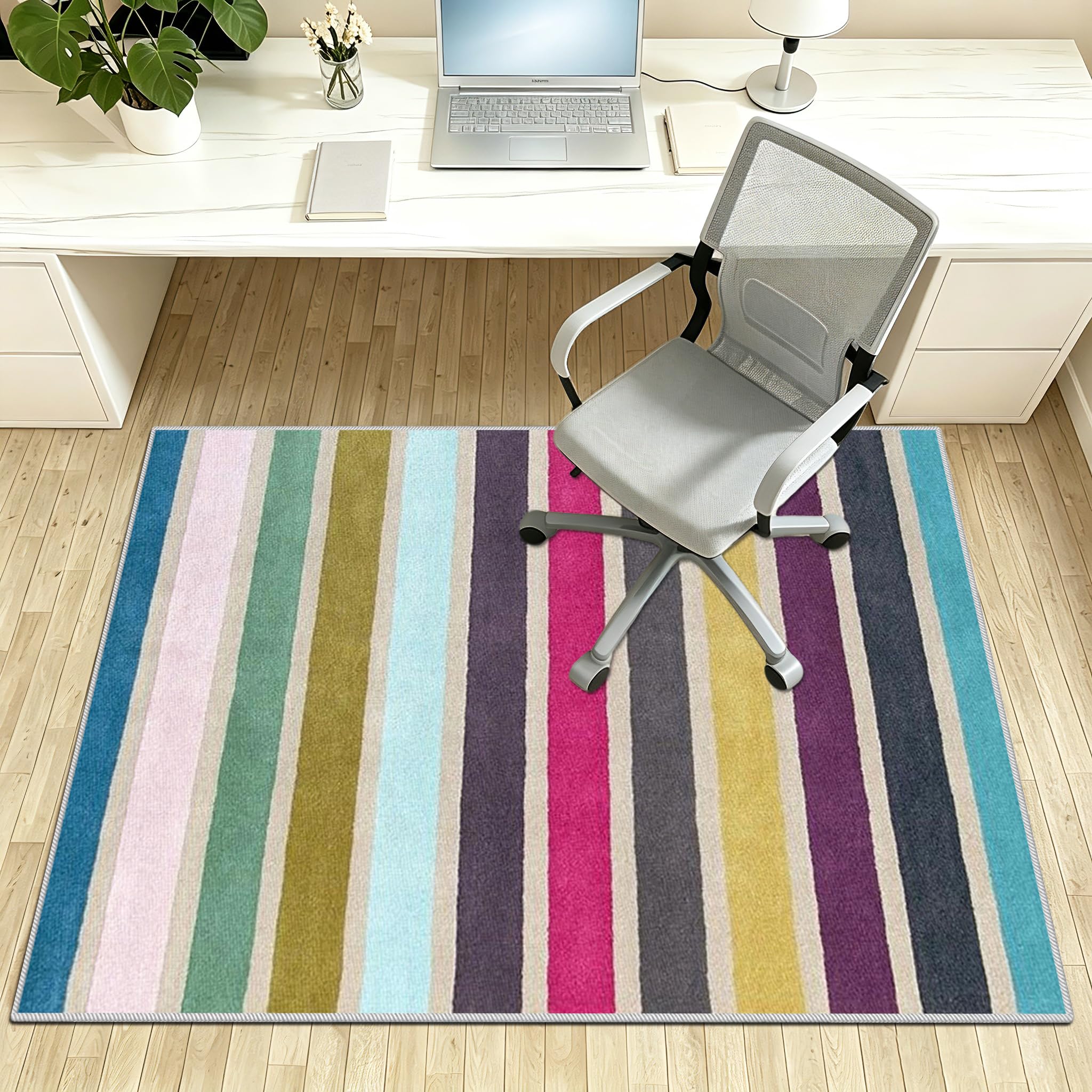 Tapis de Protection de Sol pour Sols Durs Bureau pour Moquette 80 x 160 cm