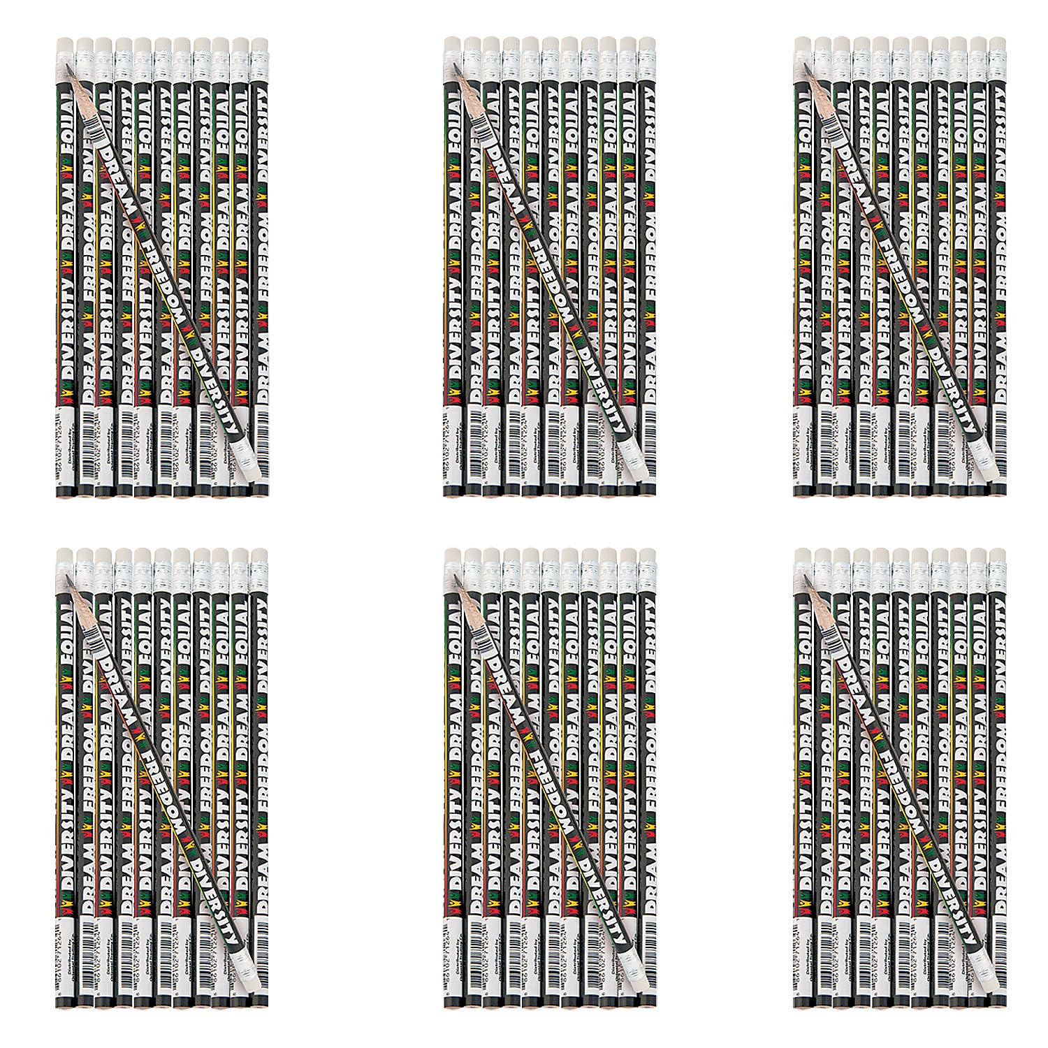 Fun Express Colors of Diversity Pencils Bulk 144 Pc