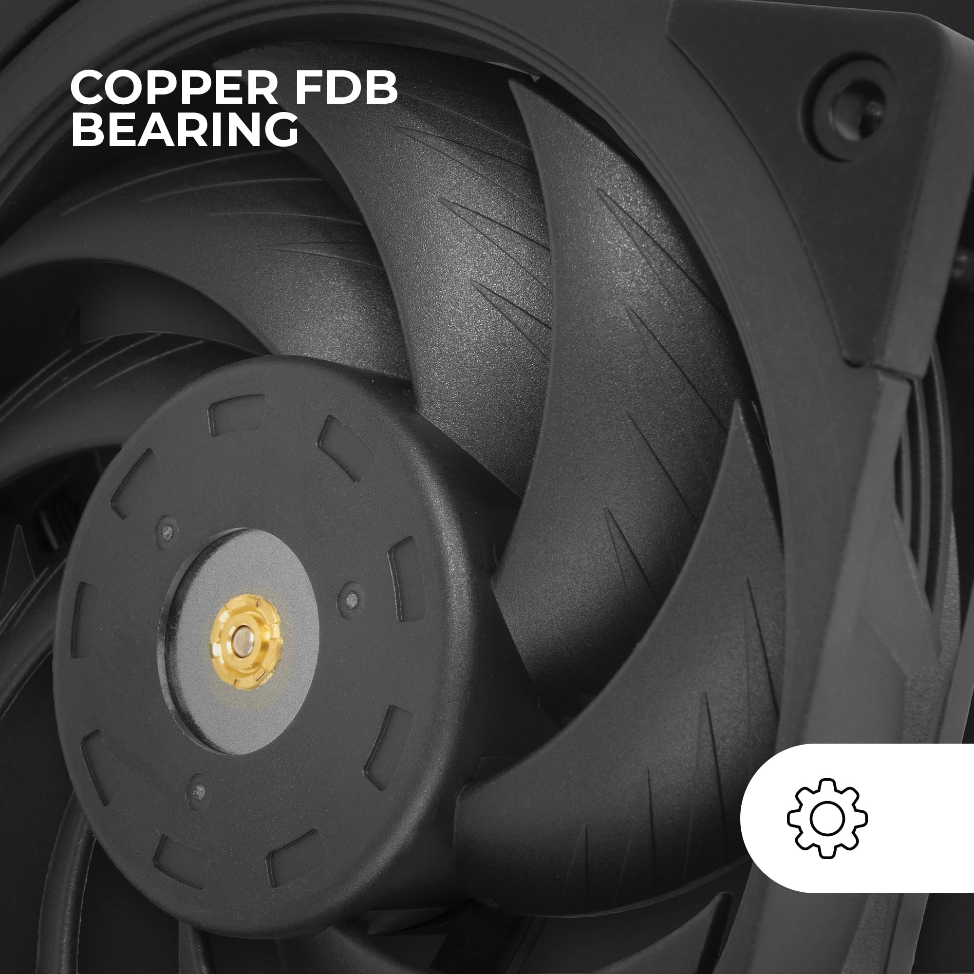 Mars Gaming MFD, Ventilador 120mm CHROMA RGB Dual Automático, Ultra Silencioso 14dB, Conexión Molex 4PIN, Sistema Antivibraciones, Transparente — view 103