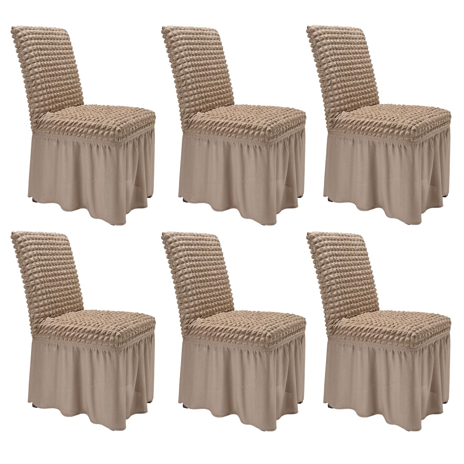 NICEEC Dining Room Chair Covers Khaki