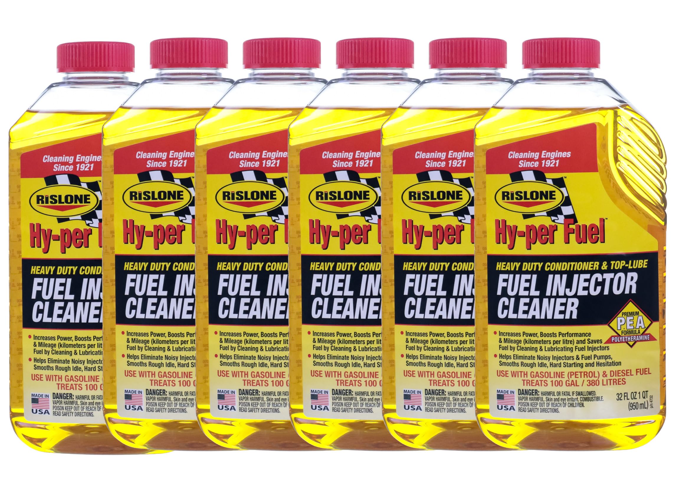 Rislone Fuel Injector Cleaner with Upper Cylinder Lubricant - 32 oz