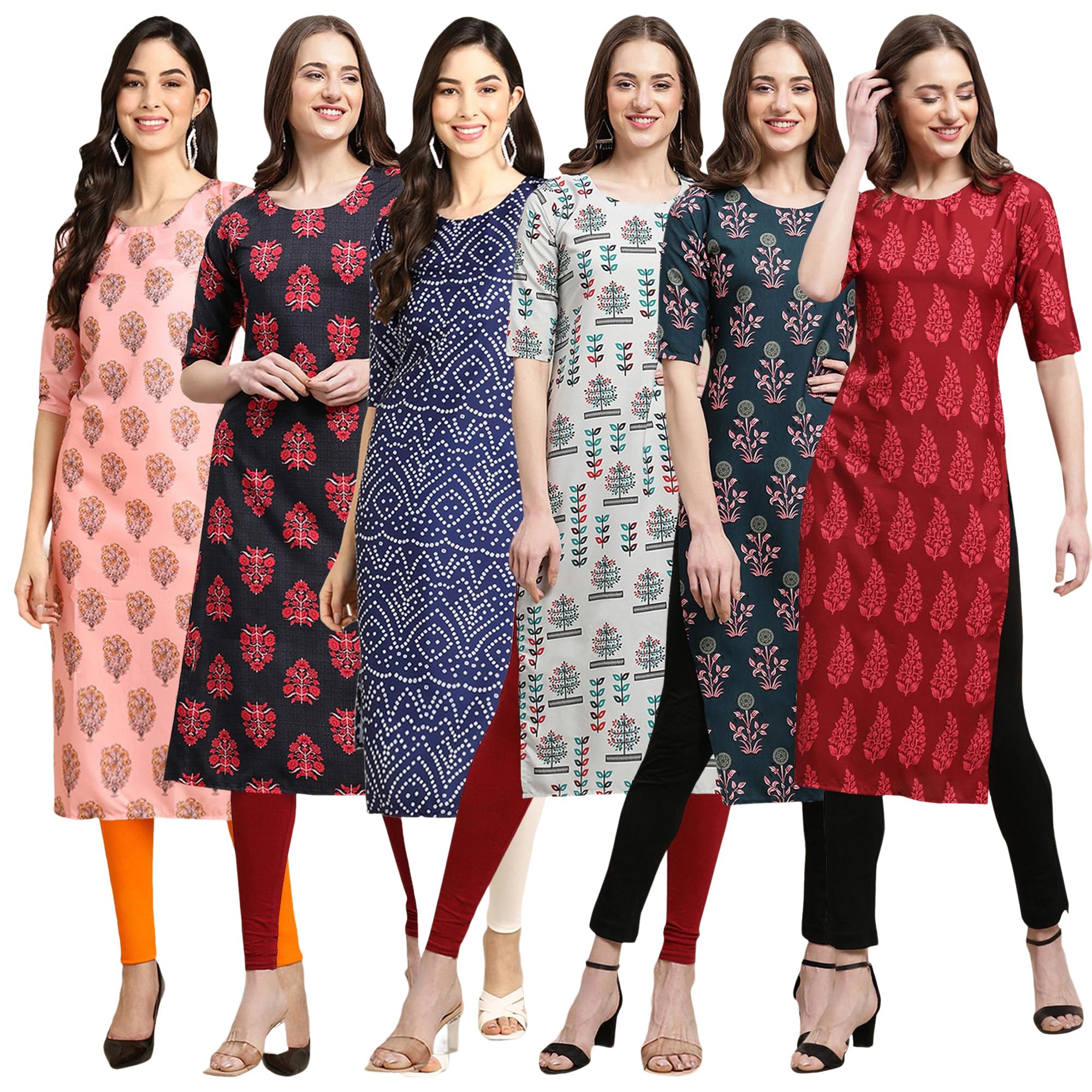 Pinkmint Crepe Printed Kurti For Womens College Wear Kurti For Women