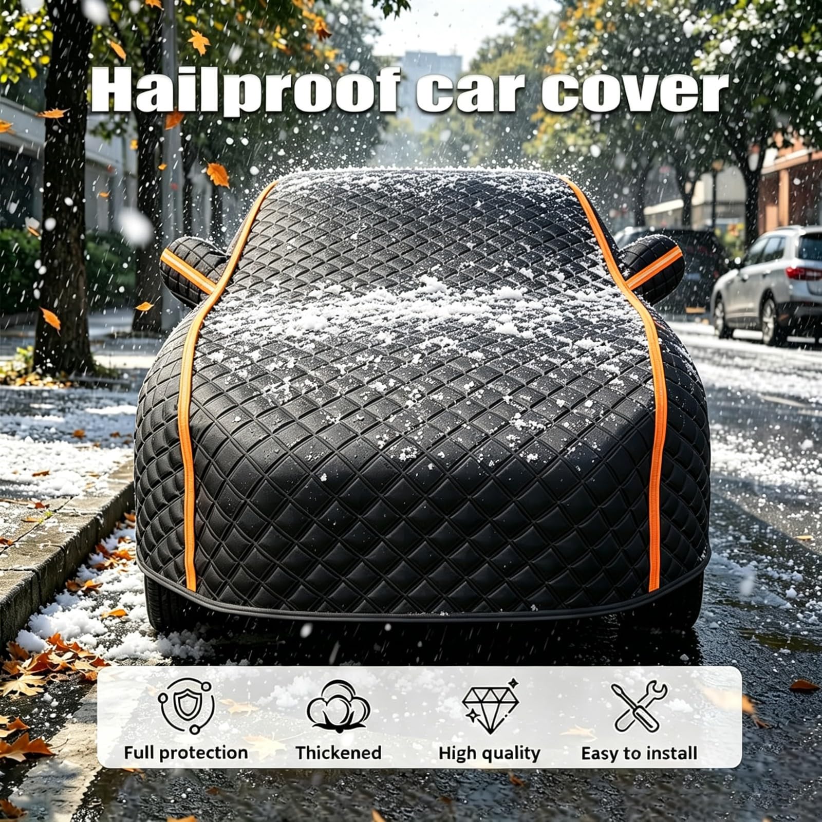 Funda Coche Antigranizo para BM𝘞 X7 | Funda para vehículos de exterior para todo tipo de clima, duradera, a prueba de granizo, ventisca y resistente a los rayos UV