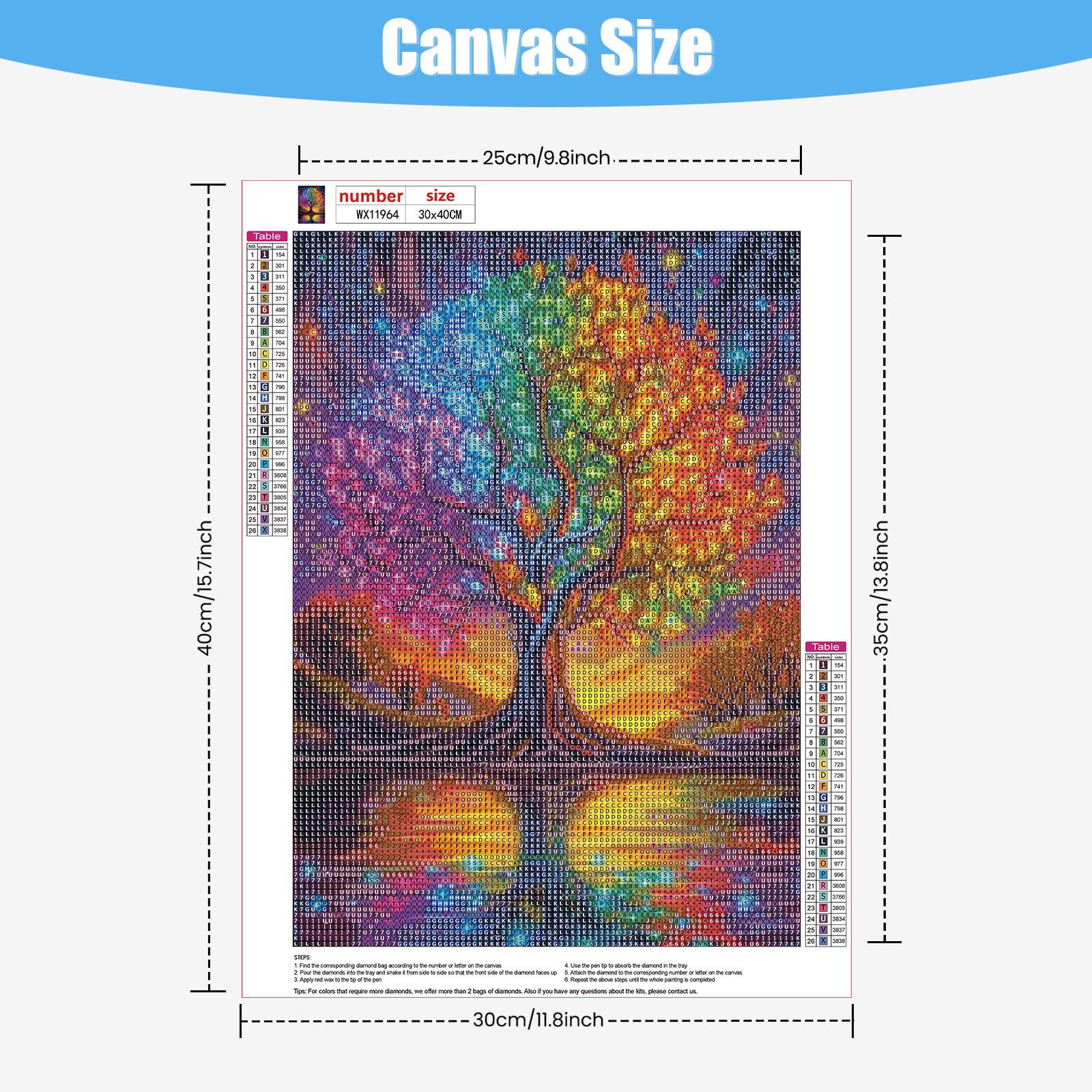 TOSTOG Diamond Painting Kit Bouddha Et Bougie - Peinture Diamant Ronde 5D 30x40cm Pour Adultes