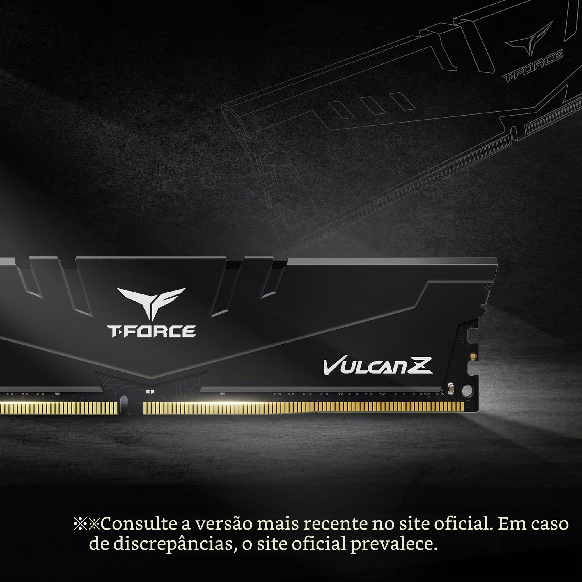 TEAMGROUP T-Force Vulcan Z DDR4 16GB Kit (2x8GB) 3200MHz (PC4