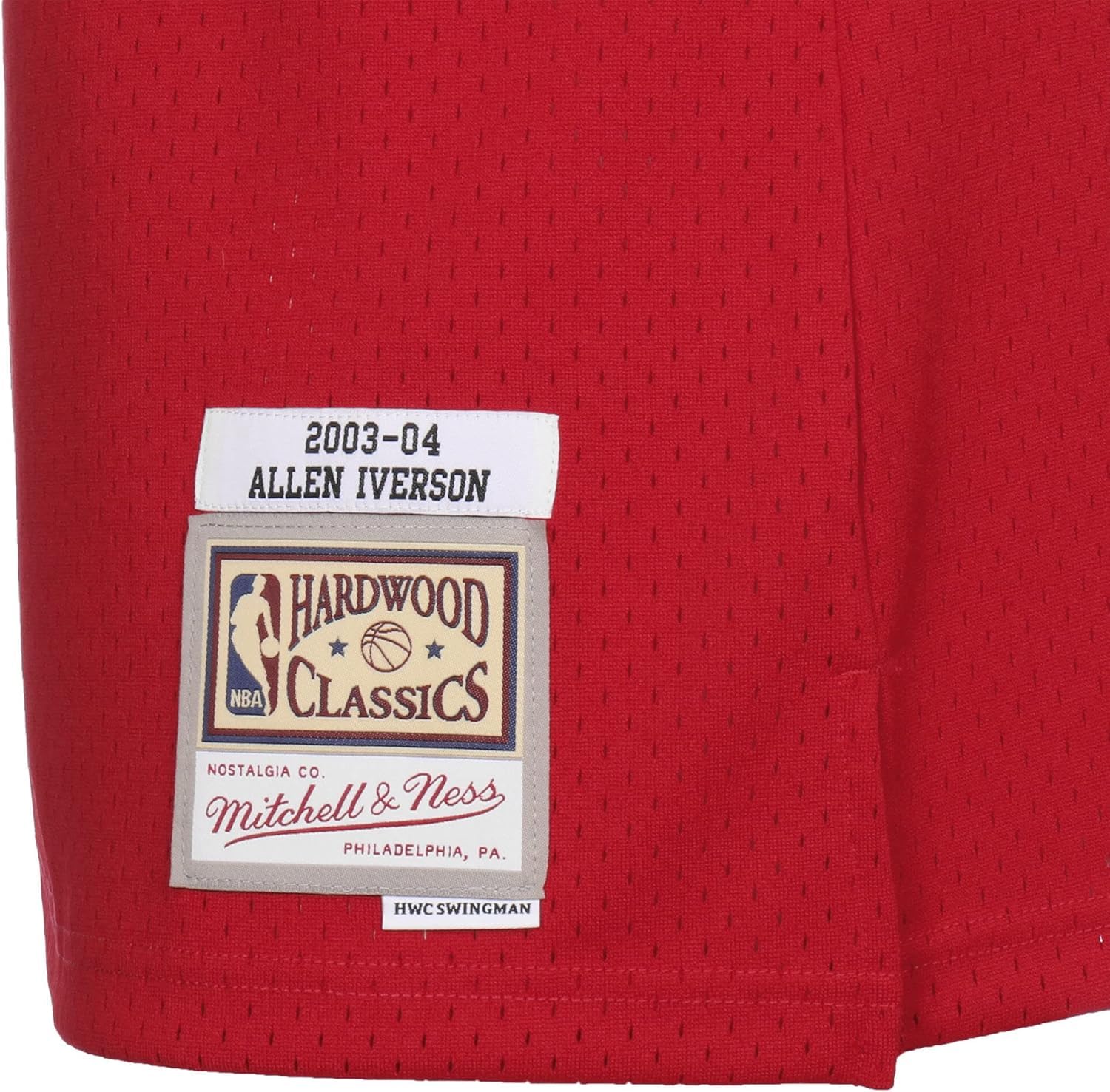 Allen Iverson Philadelphia 76ers 2003-04 - Maglia swingman da uomo