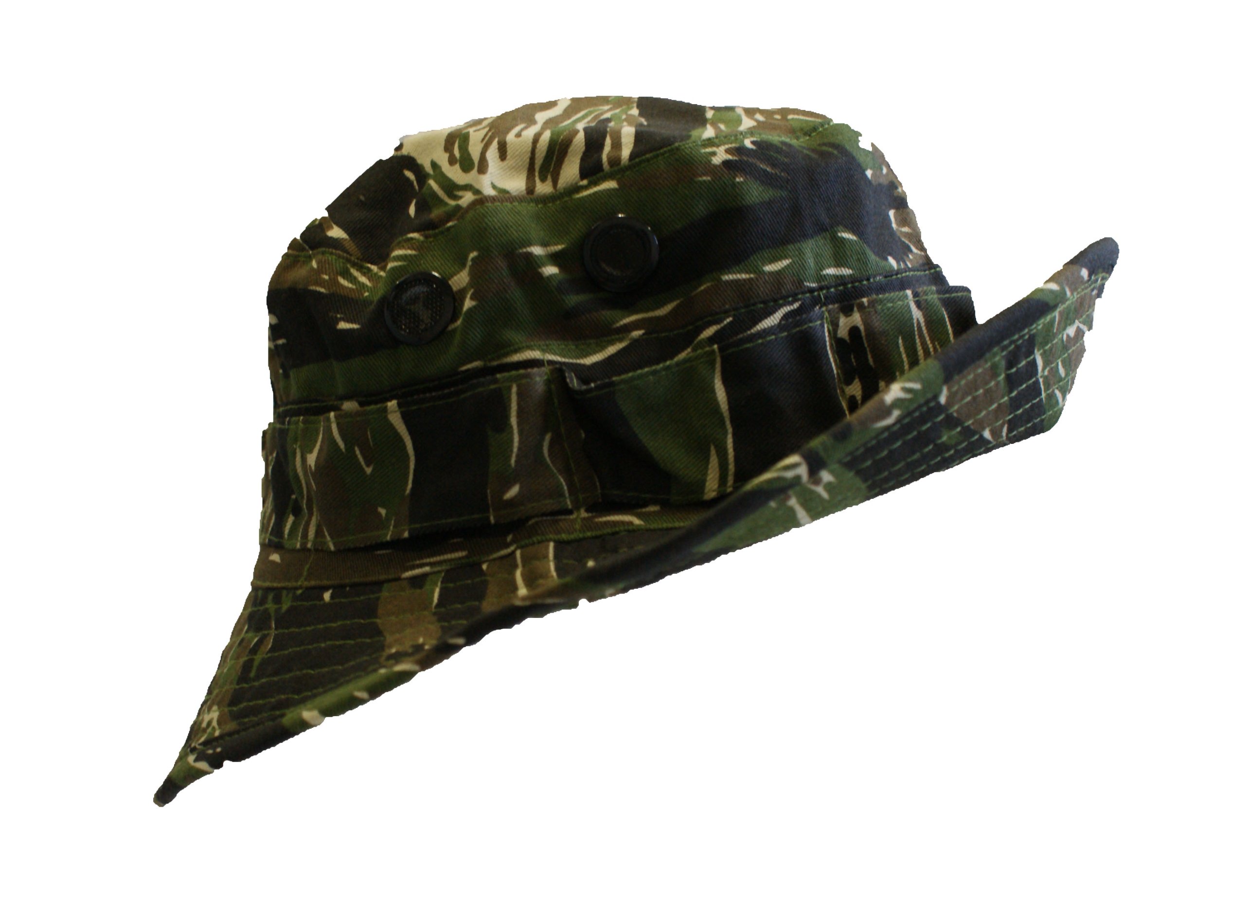 UnknownMilitary Style Bush Hat - Tiger Stripe Camo