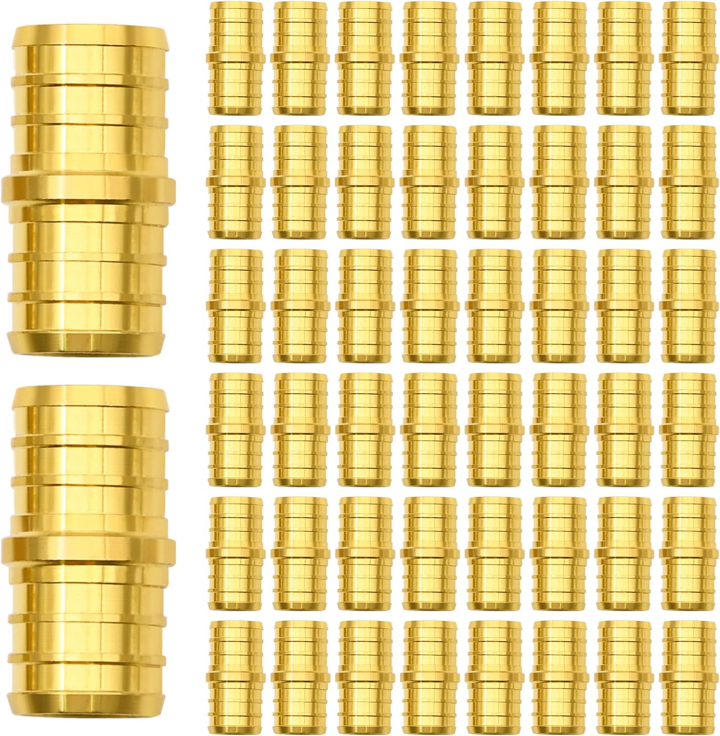 50 Pack PEX Fittings, 3/4" PEX Fittings, PEX Straight