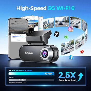Ddpai N5 Dual 2. Nesil, 4K, Wi-Fi, Gps Araç Içi Kamera