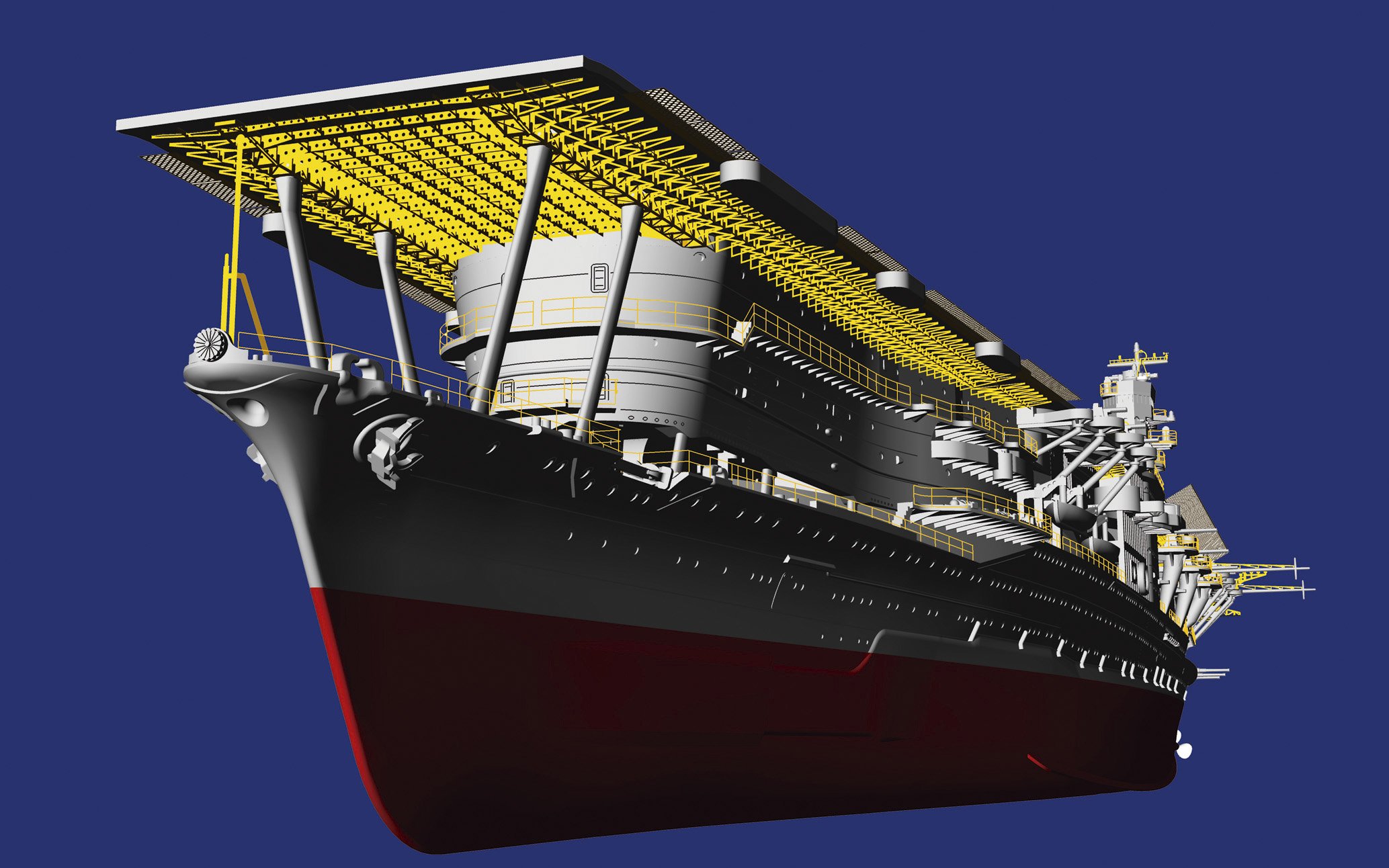 Amazon | ハセガワ 1/700 日本海軍 航空母艦 赤城 ディテールアップ  