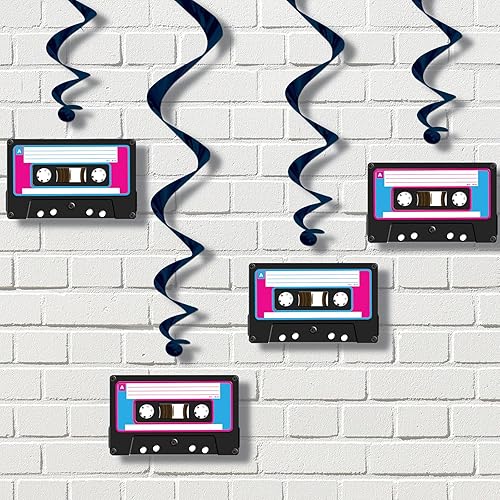 Miniatura 5 de Beistle Remolinos de cinta de casete