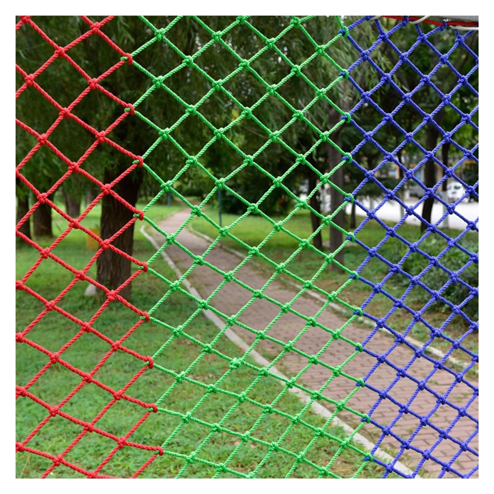 Rete per Recinzione Flessibile Pieghevole per Riporlo Facilmente Rete Gatti | Rete di Sicurezza Decorazioni da Giardino, Ringhiere per Balconi, Parapetti per Soppalchi(8 mm thick,2.5x5m/8.2x16.4ft)