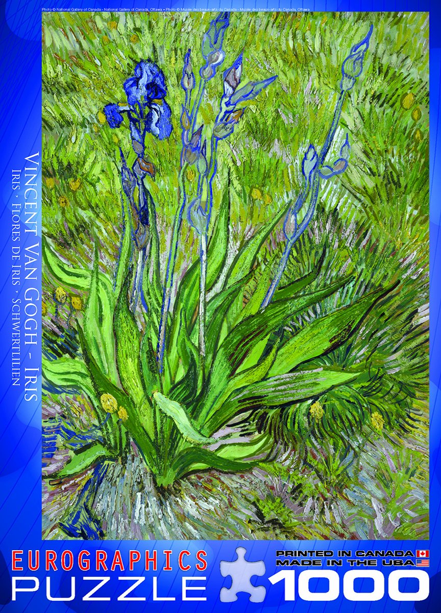 Puzzle 1000 pièces - Van Gogh : Les Iris - Ravensburger - Rue des Puzzles