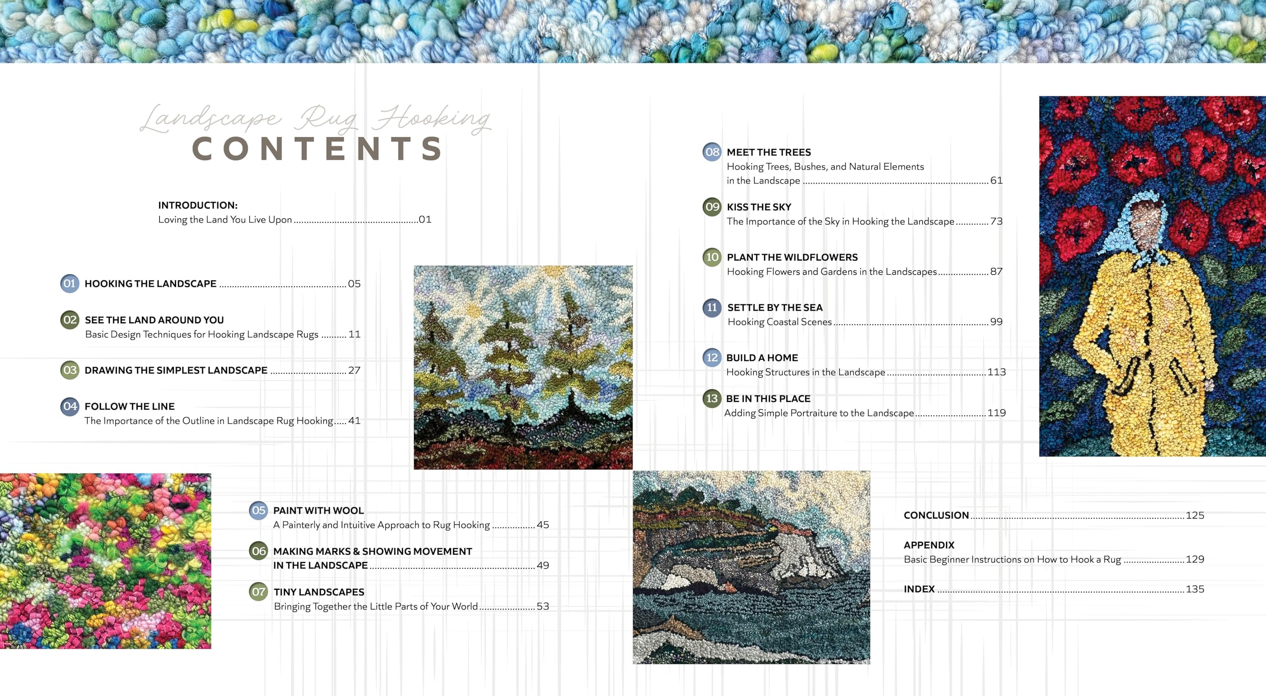 Landscape Rug Hooking: A Painterly Approach to Creating the Landscapes You Love