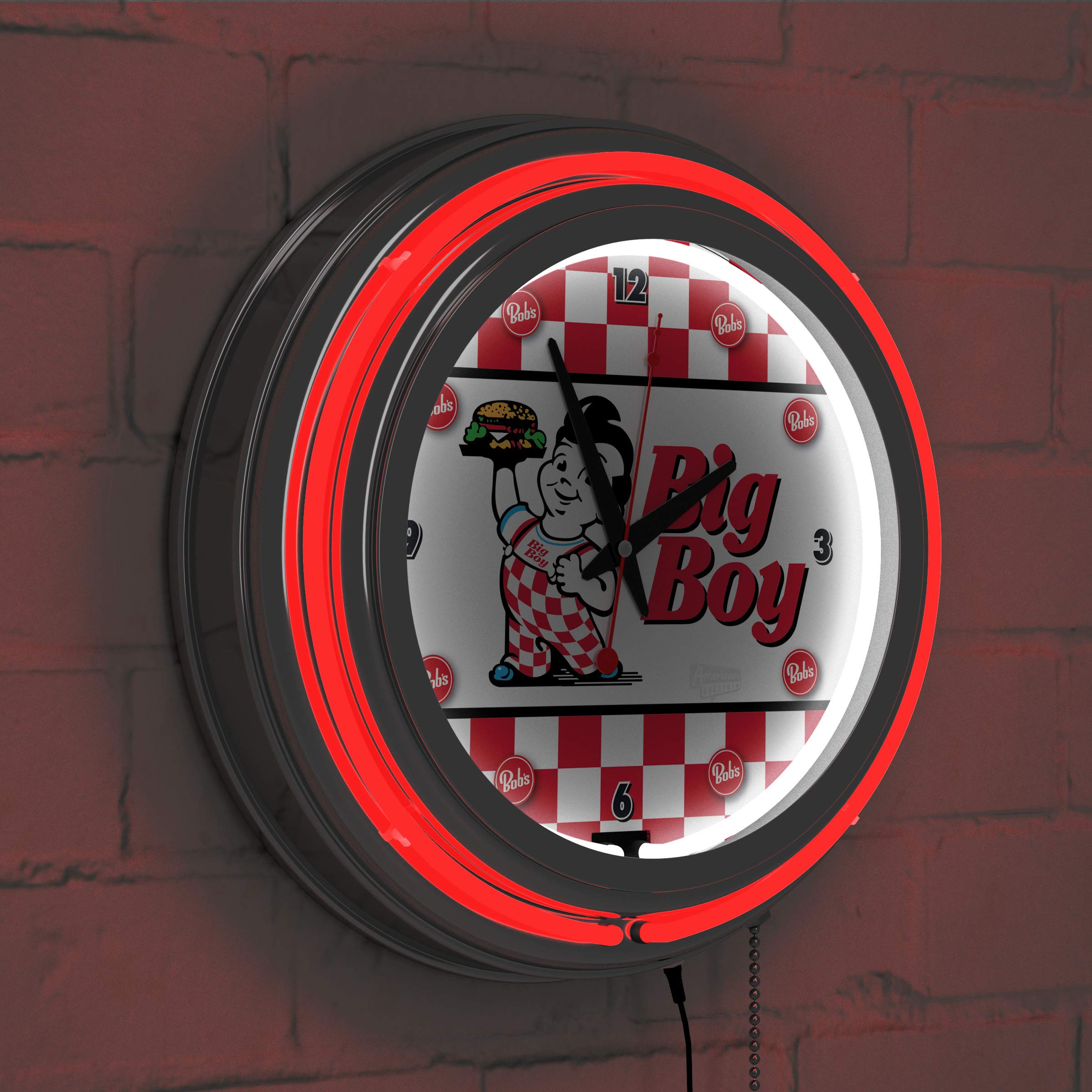 Amazon.co.jp: Bob's Big Boy チェッカークローム ダブルリング ネオン