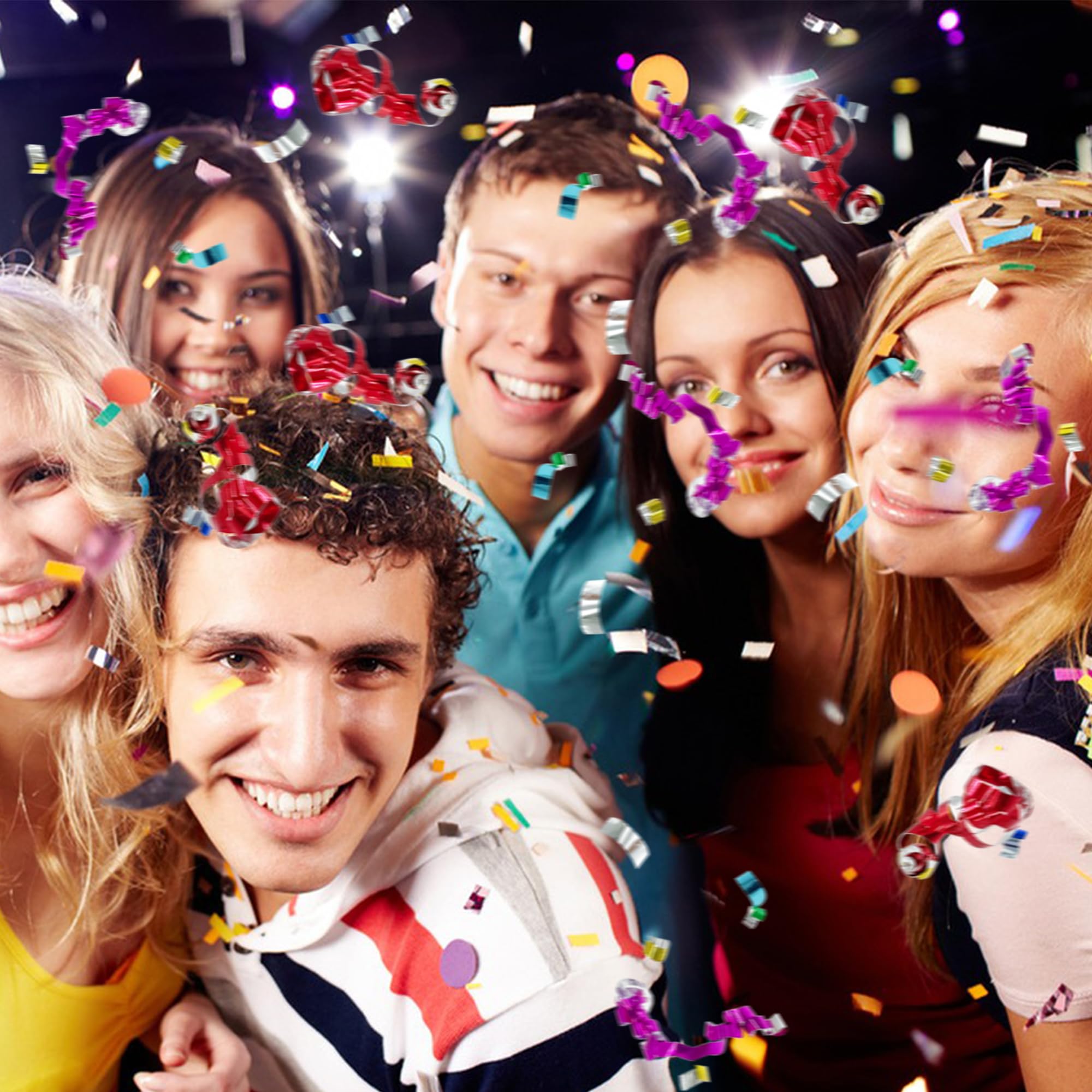 12 szt. konfetti imprezowe na ślub, urodziny, ukończenie szkoły, baby shower, rocznicę, Boże Narodzenie, Nowy Rok, przyjęcie, uroczystości, materiały i upominki