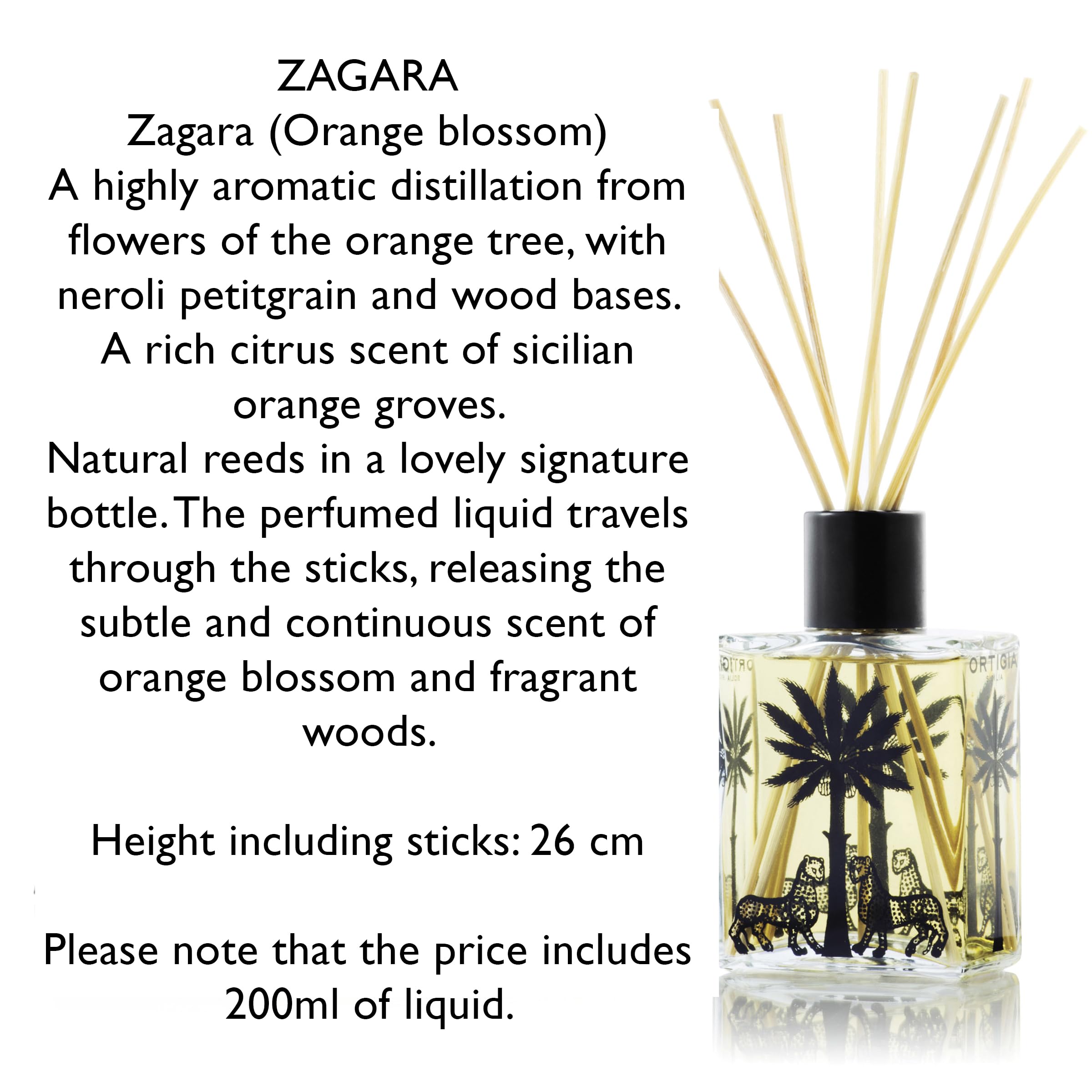 Ortigia Zagara Raumduft Diffuser 200ml