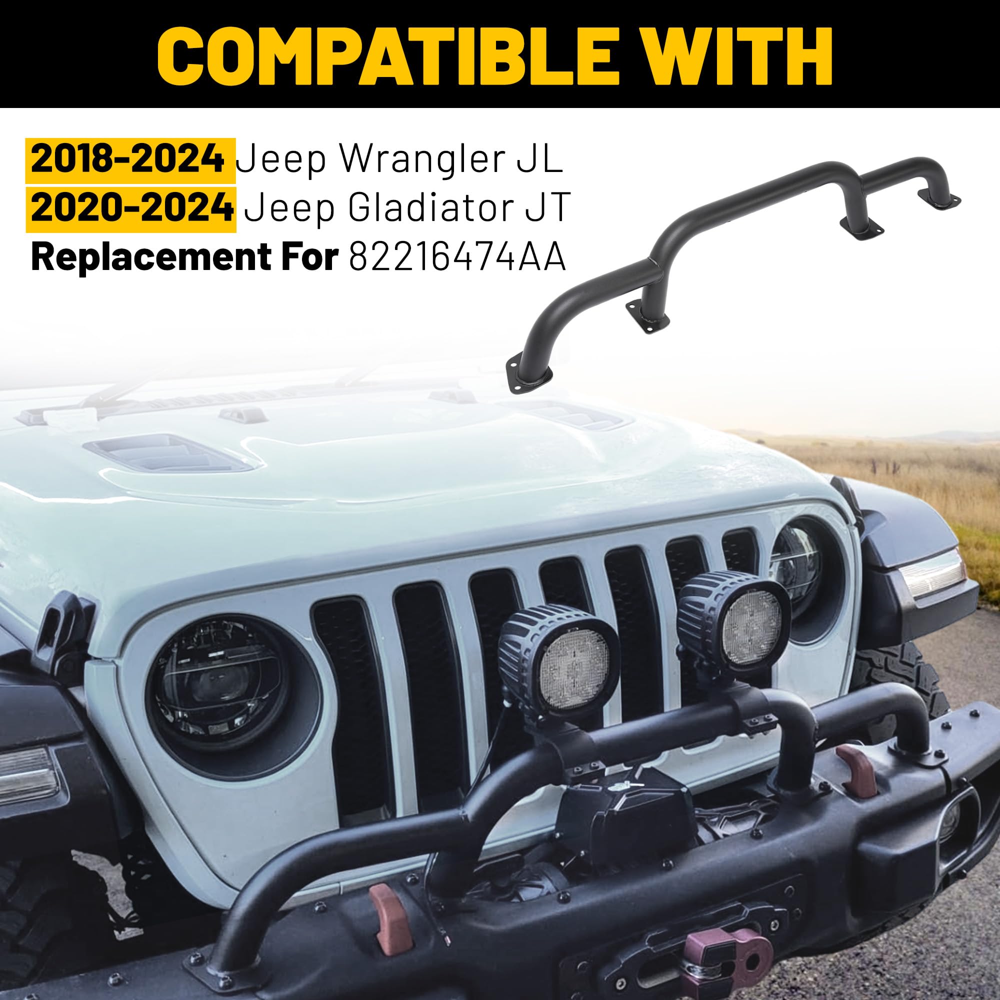 Amazon.com: KUAFU Front Bumper Brush Guard Bull Bar Compatible 
