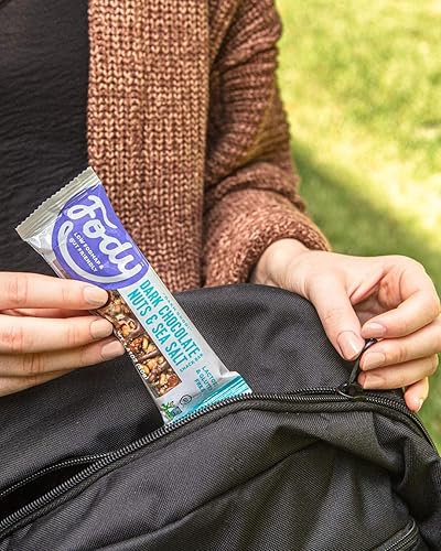 Miniatura 6 de Fody Foods - Barras de proteínas veganas de frutos secos  Barra de bocadillos de proteínas de 0.21oz  Certificado bajo FODMAP  Bocadillos amigables