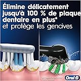 Oral-B Pro 3 3500 Brosse À Dents Électrique, Avec Capteur De Pression Pour Protéger Les Gencives, 3 Modes De Nettoyage, 1 Manche Noir, 1 Étui De Voyage, 2 Brossettes Rondes De Rechange - 2