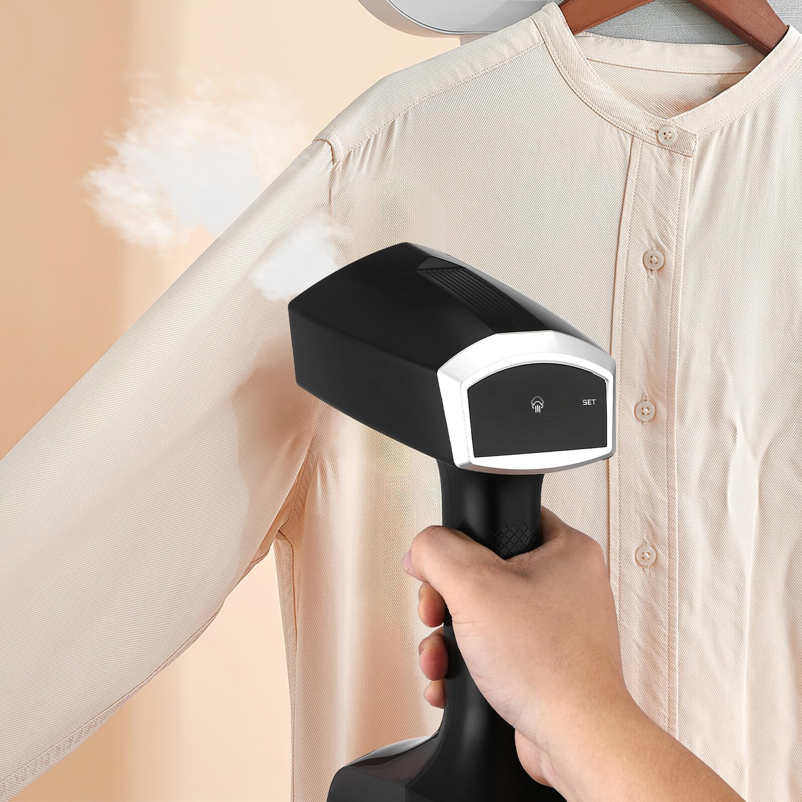 Cabilock 2500w de Ropa de Mano Portátil de Viaje Vapor Plancha de Ropa para Uso Doméstico y Viajes para Desarrugas Rápido