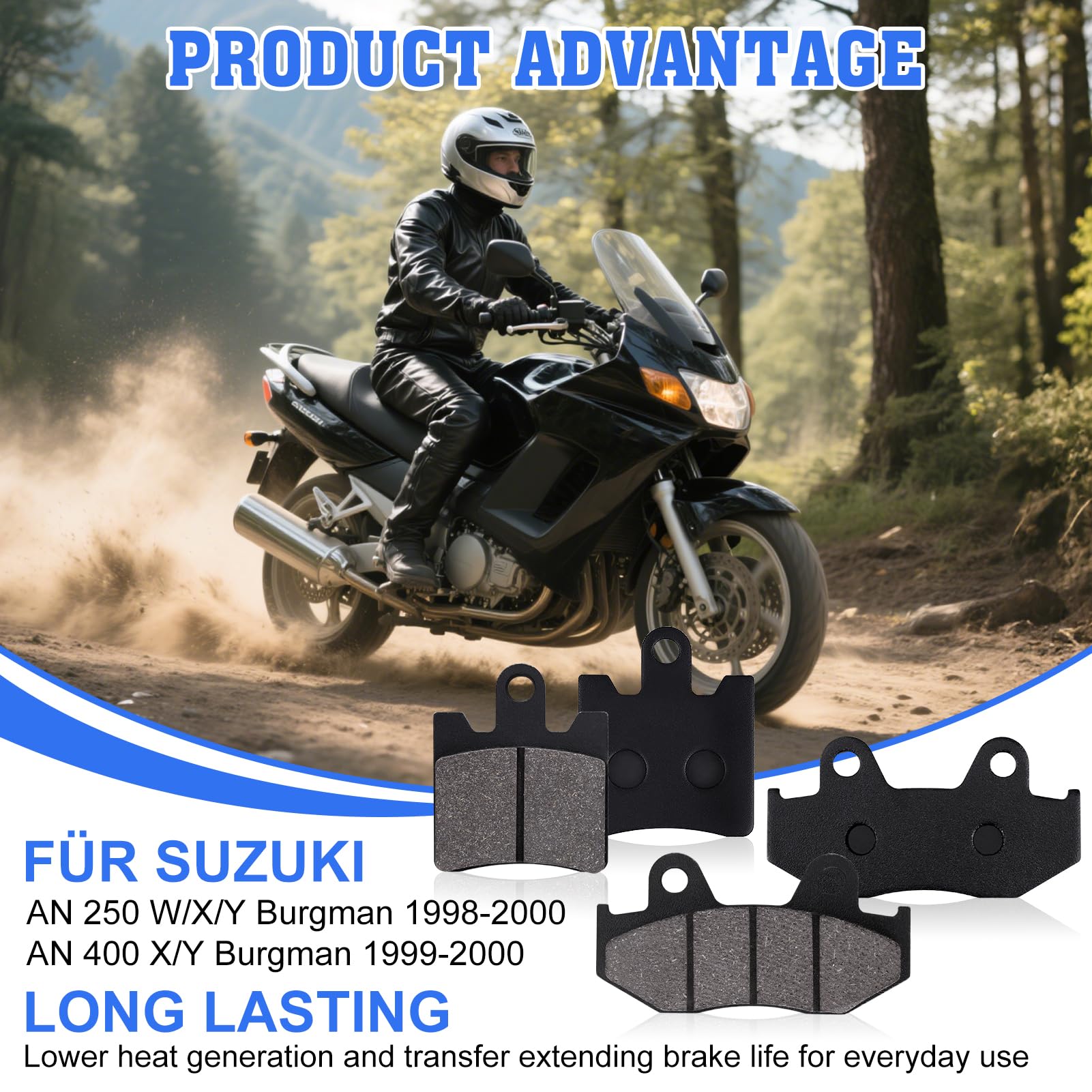 Dp Plaquettes Suzuki RF 600 R 1993-1997 Arrière