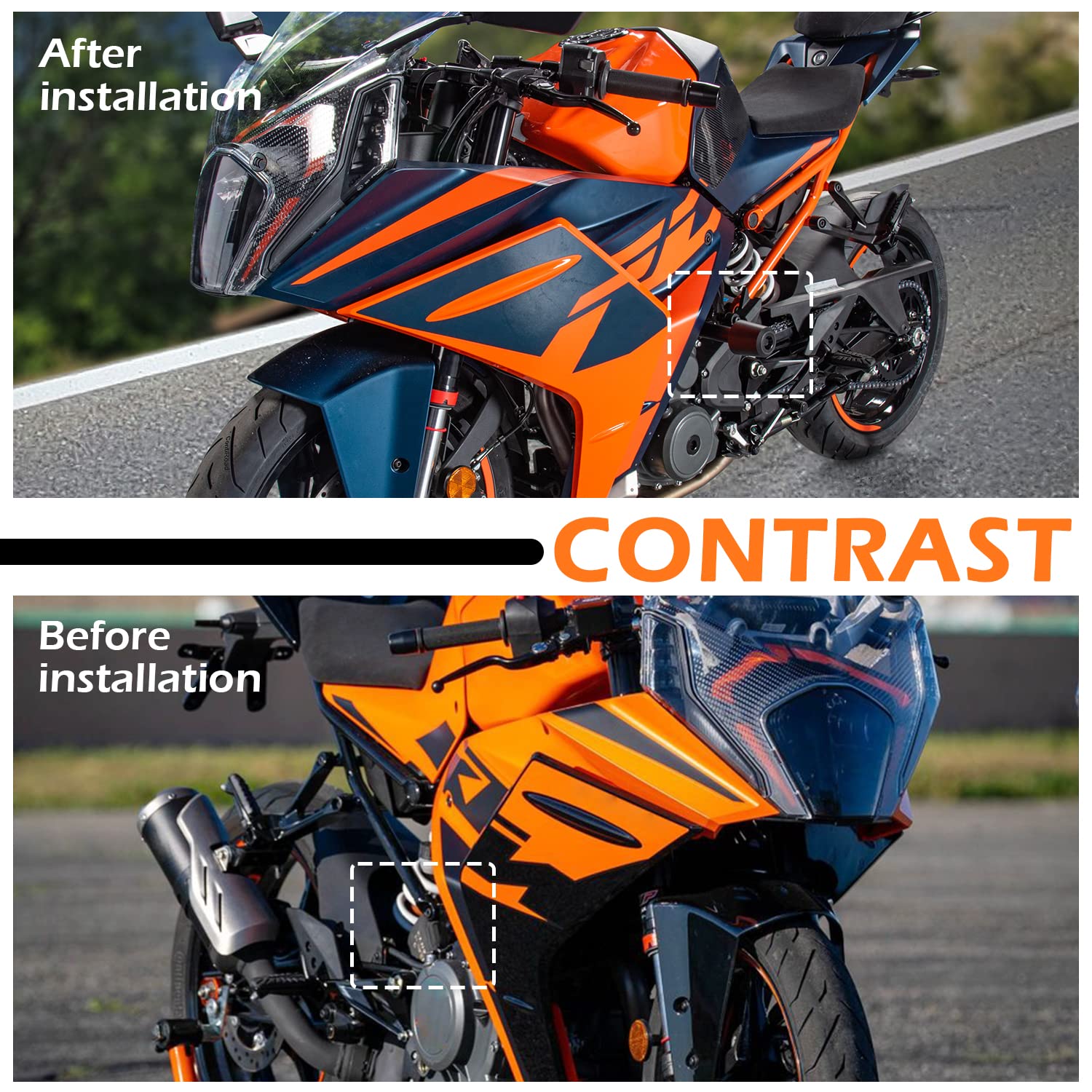 Frame Slider Crash Pad Engine Guard For KTM RC 390 2022 2023