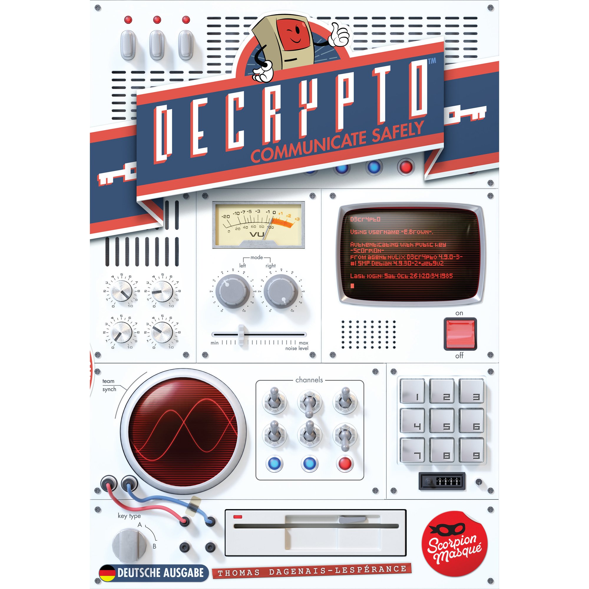 Asmodee | Le Scorpion Masqué | Decrypto | Jeu de fête | Jeu de devinettes | 3 à 8 Joueurs | À partir de 12 Ans + 30 Minutes | Allemand