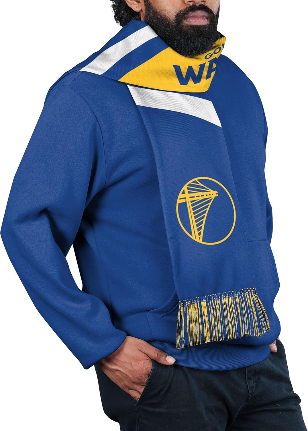 FOCO NBA Unisex-Adult Official Reversible Team Graphic Printed Scarf - Image 3