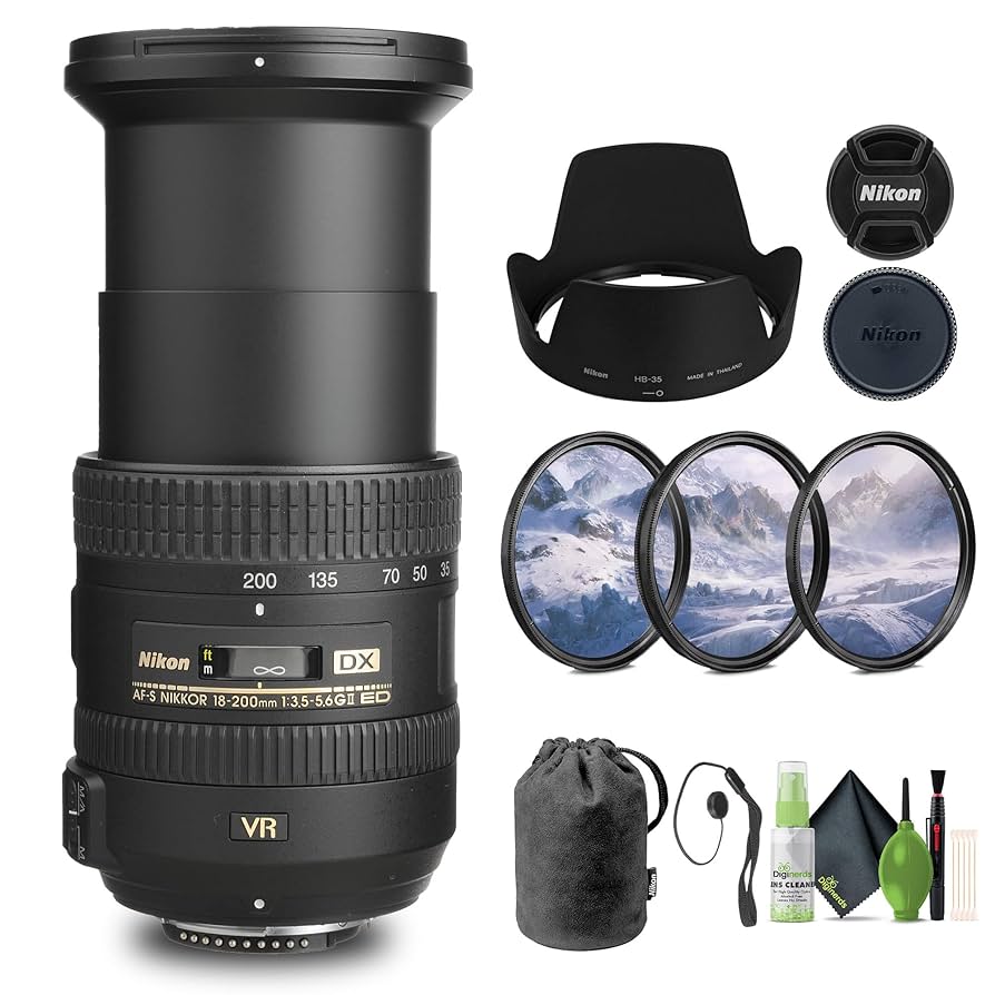 Nikon D3000/AFS NIKKOR VR 18-200mm (良品） Amazon.com: Nikon AF-S DX NIKKOR 18-200mm f/3.5-5.6G ED VR