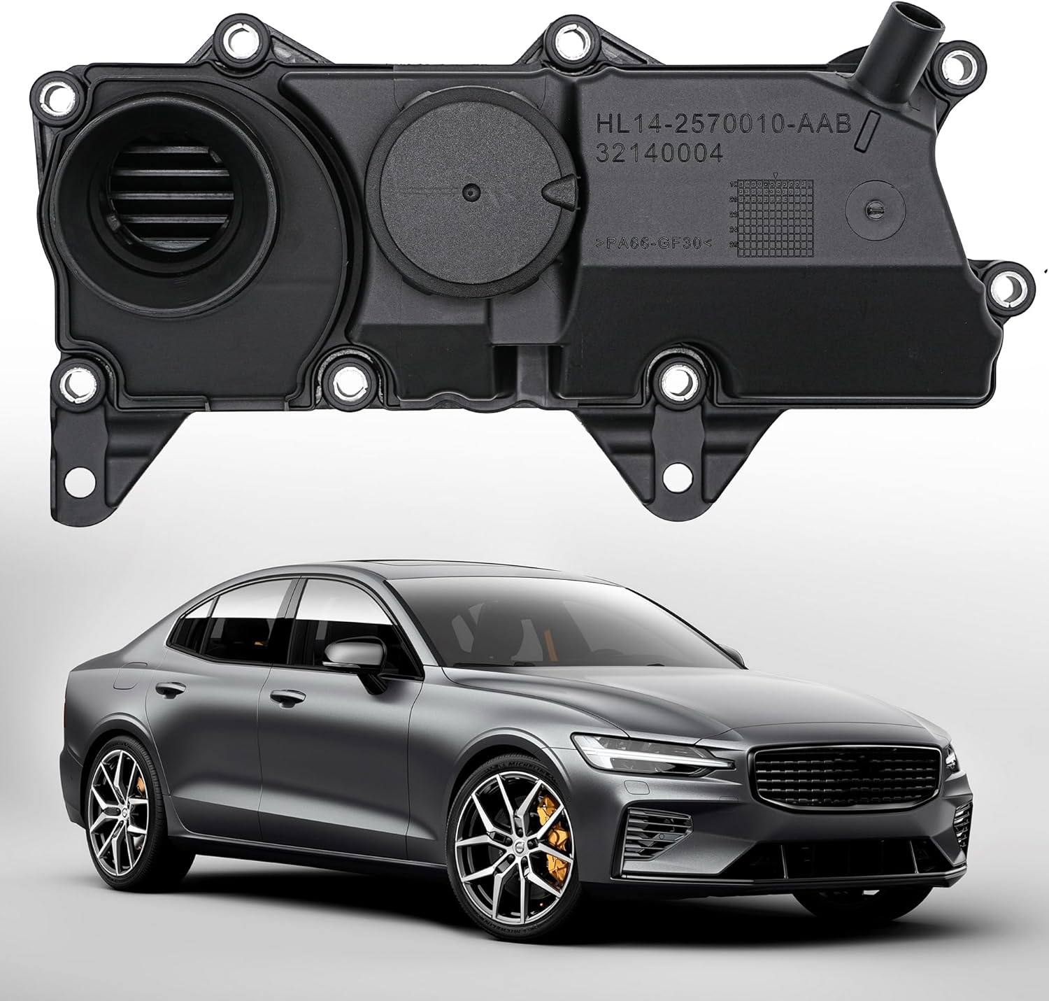 PCV Valve Oil Trap With Gasket Compatible For 2014-2021 Volvo XC90 XC60 S60 S80 S90 V60 V90 XC40 XC70 2.0L 4 Cylinde.Repalces#2140004,132242753, 31430923, 31670210, 31316184.