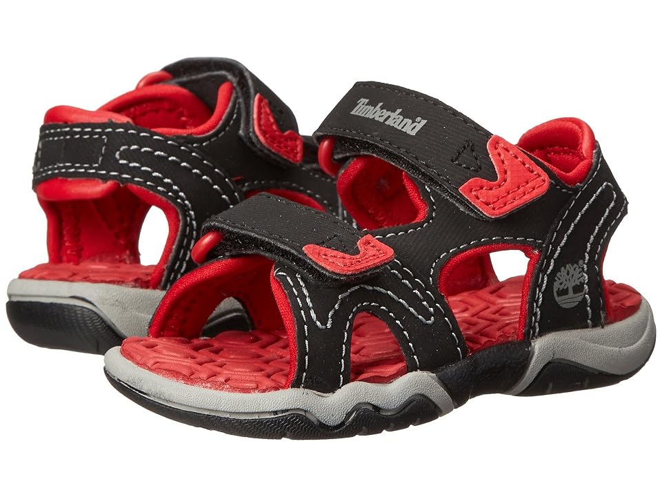 

Timberland Kids Adventure Seeker 2-Strap Sandal (Toddler/Little Kid) (Black/Red) Boys Shoes