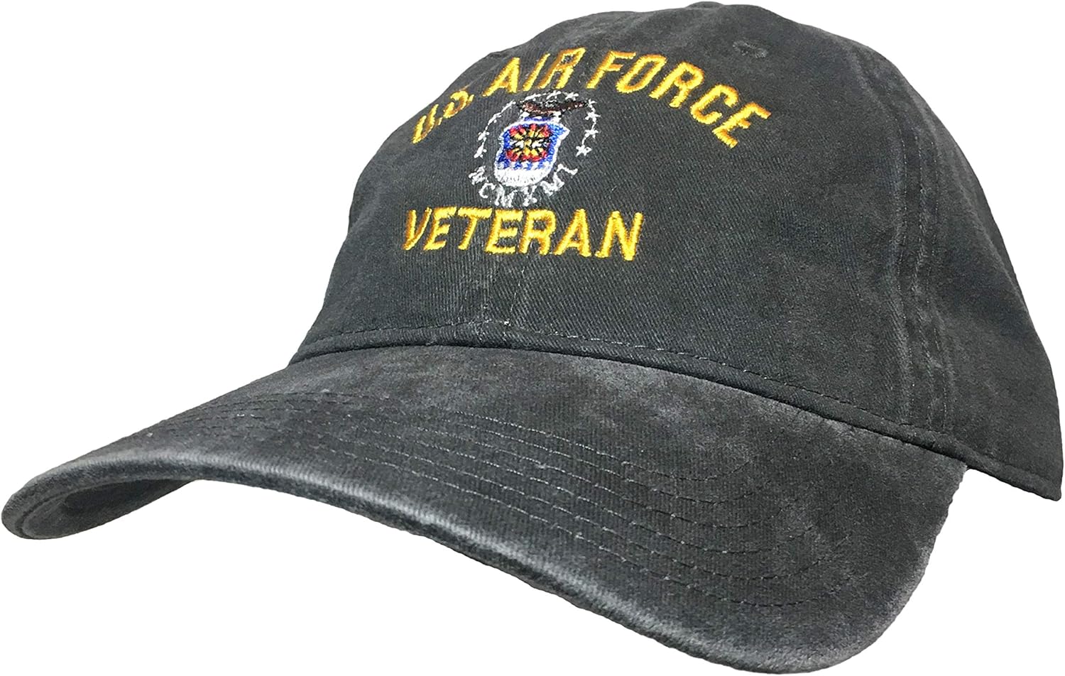 Don't Thread On Me D.T.O.M. US Air Force Veteran Dad Hat - Image 3