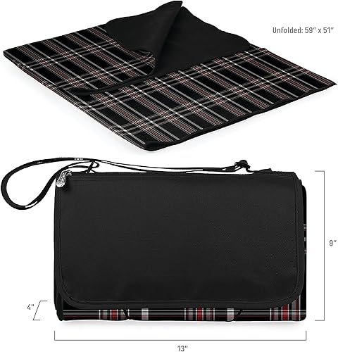 Vista 18 de PICNIC TIME Manta de picnic al aire libre Negro