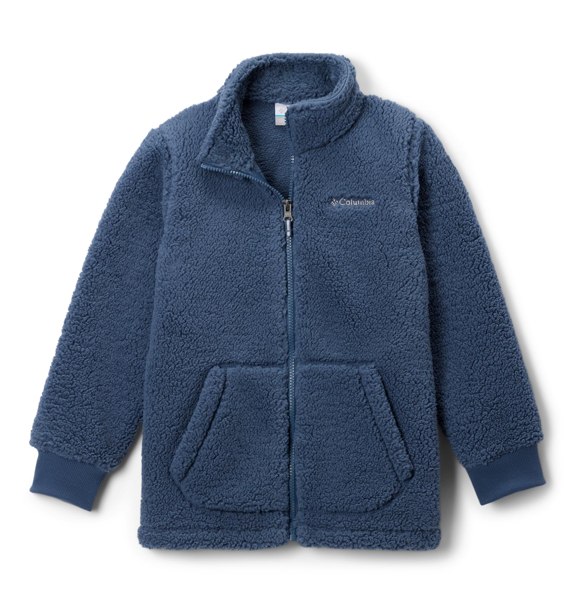 Columbia Youth Boys Rugged Ridge 2 Sherpa zamek błyskawiczny na całej długości, polar Sherpa, Dark Mountain, L