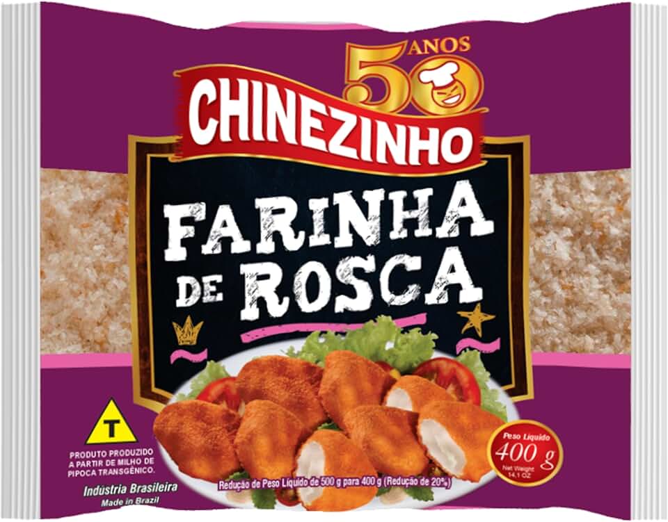 Chinezinho, Farinha de Rosca, 400 Gramas