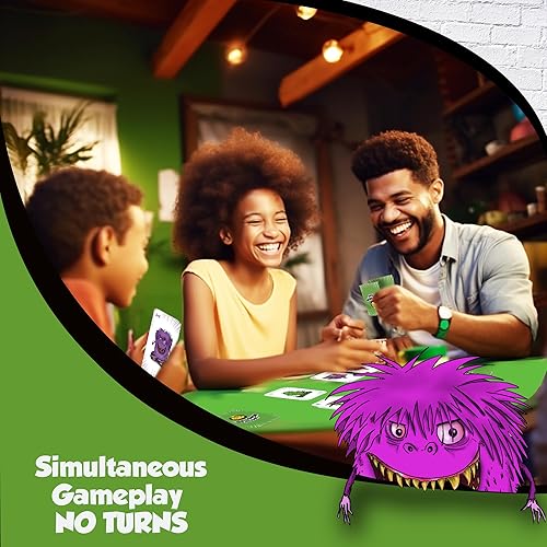 Miniatura 5 de Speedy Monsters - Juegos de cartas para niños, 2 divertidos juegos de cartas de ritmo rápido para niños de 8 a 12 años. Fácil de aprender. No