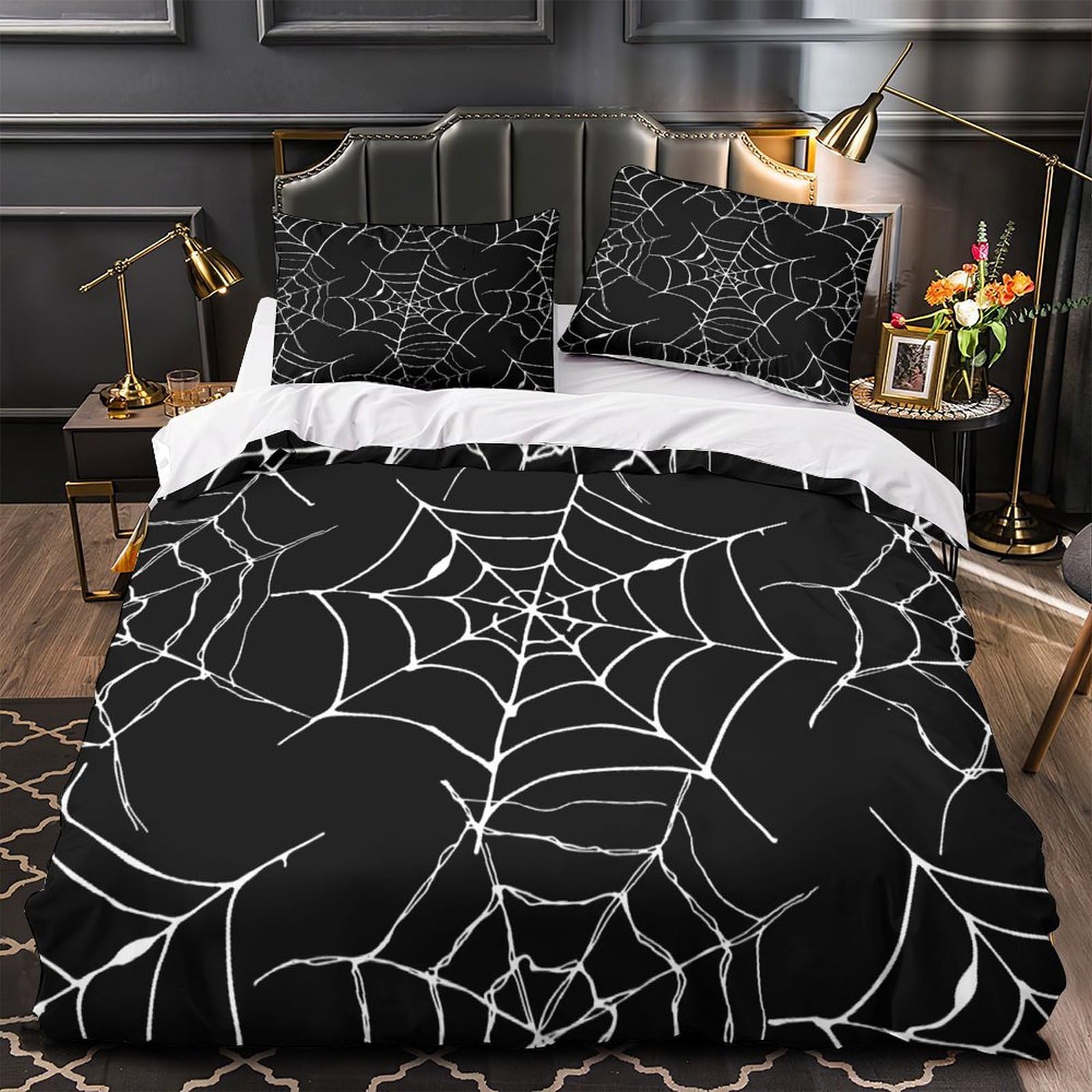 Parure de Lit Super Douce Galaxie Spatiale anti-acariens pour Grand Lit 260x220
