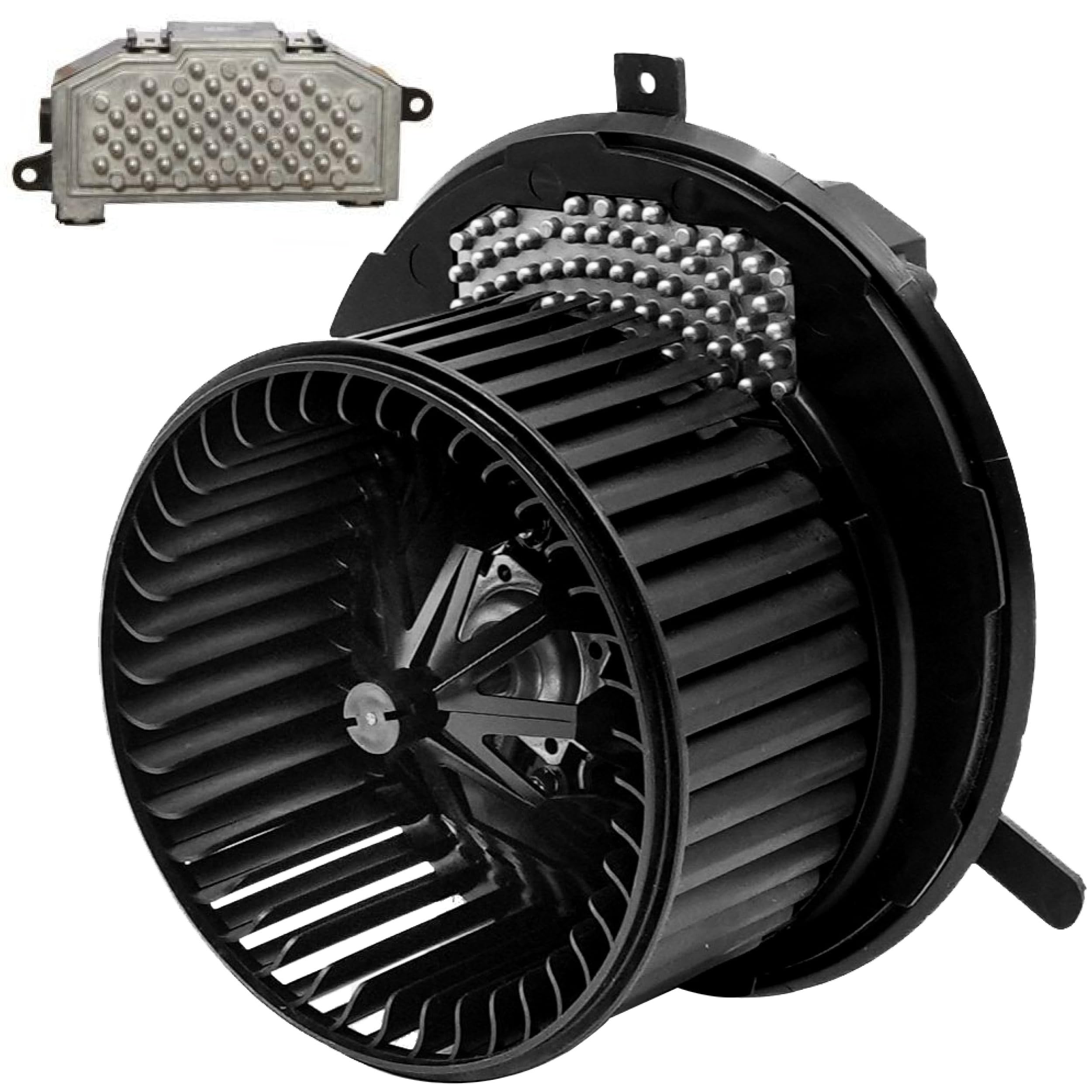 Ventilador aire acondicionado compatible para AUDI, SEAT, SKODA Y VOLKSWAGEN | CON RESISTENCIA AIRE ACONDICIONADO. Motor calefacción, ventilador, climatizador, soplador. 1K1820015, 3C1820015