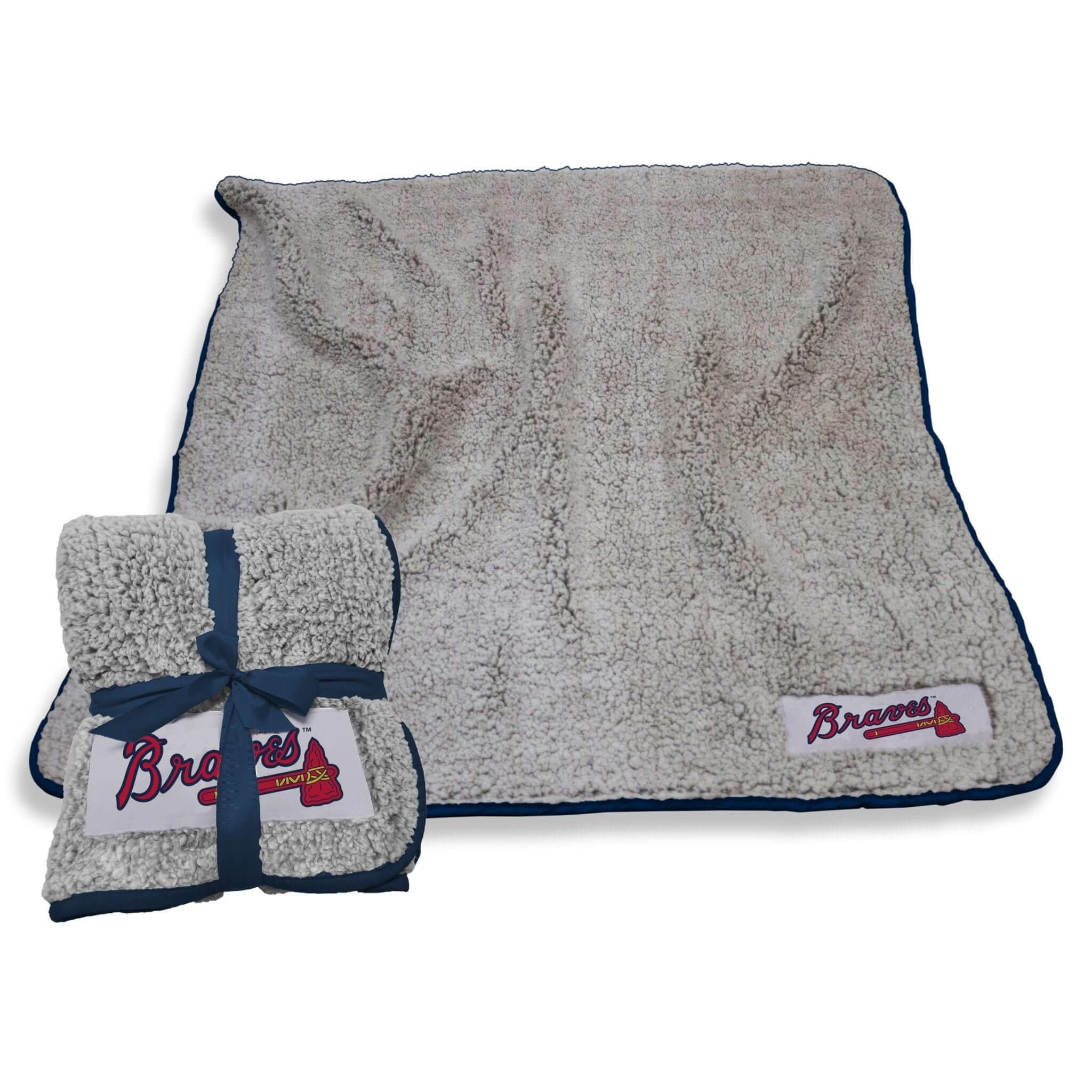 Logo Brands 503-25F-1: Atlanta Braves Frosty Fleece